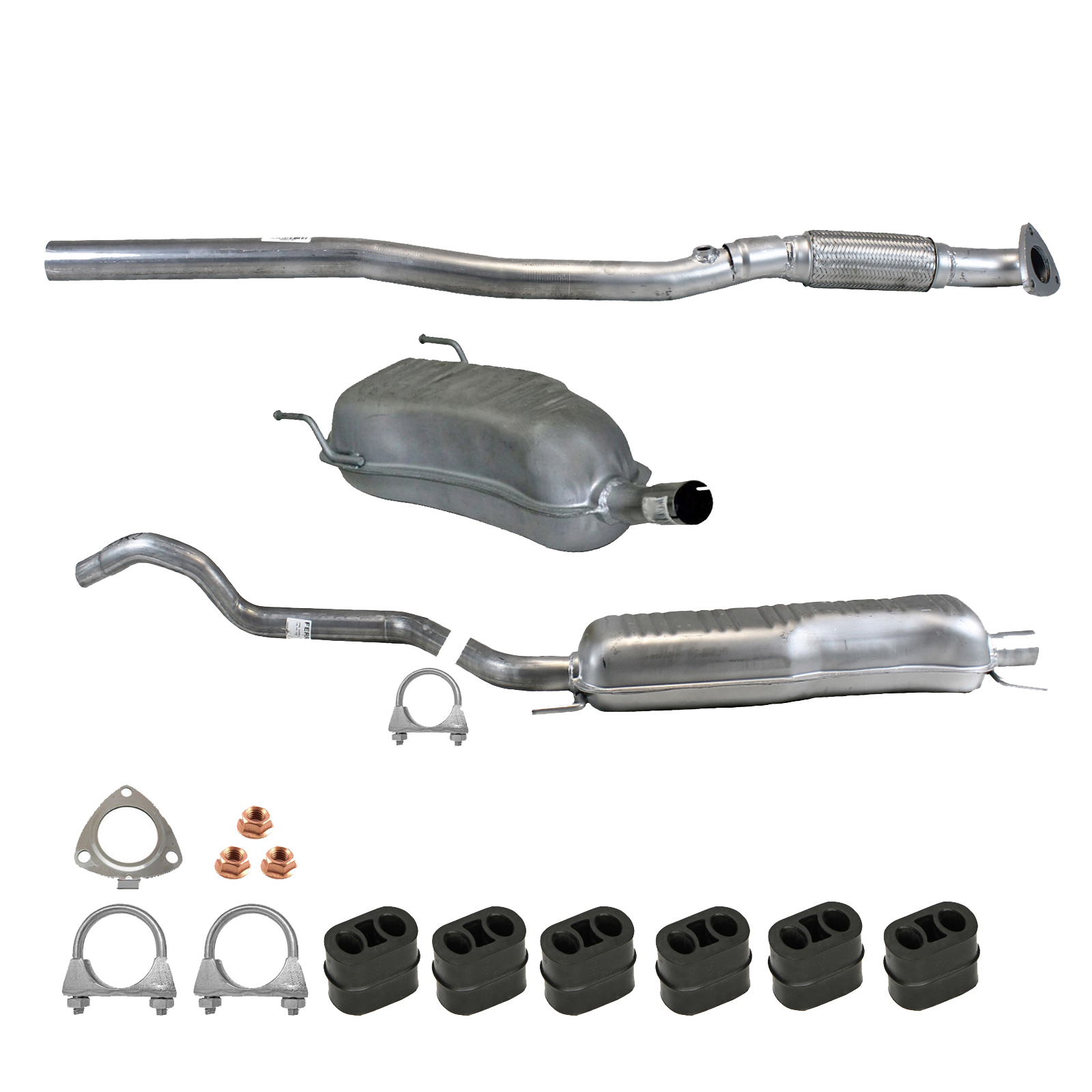 Komplette Auspuffanlage für Opel Zafira B 1.6i/1.8i/2.2i A05 ab. 2005-