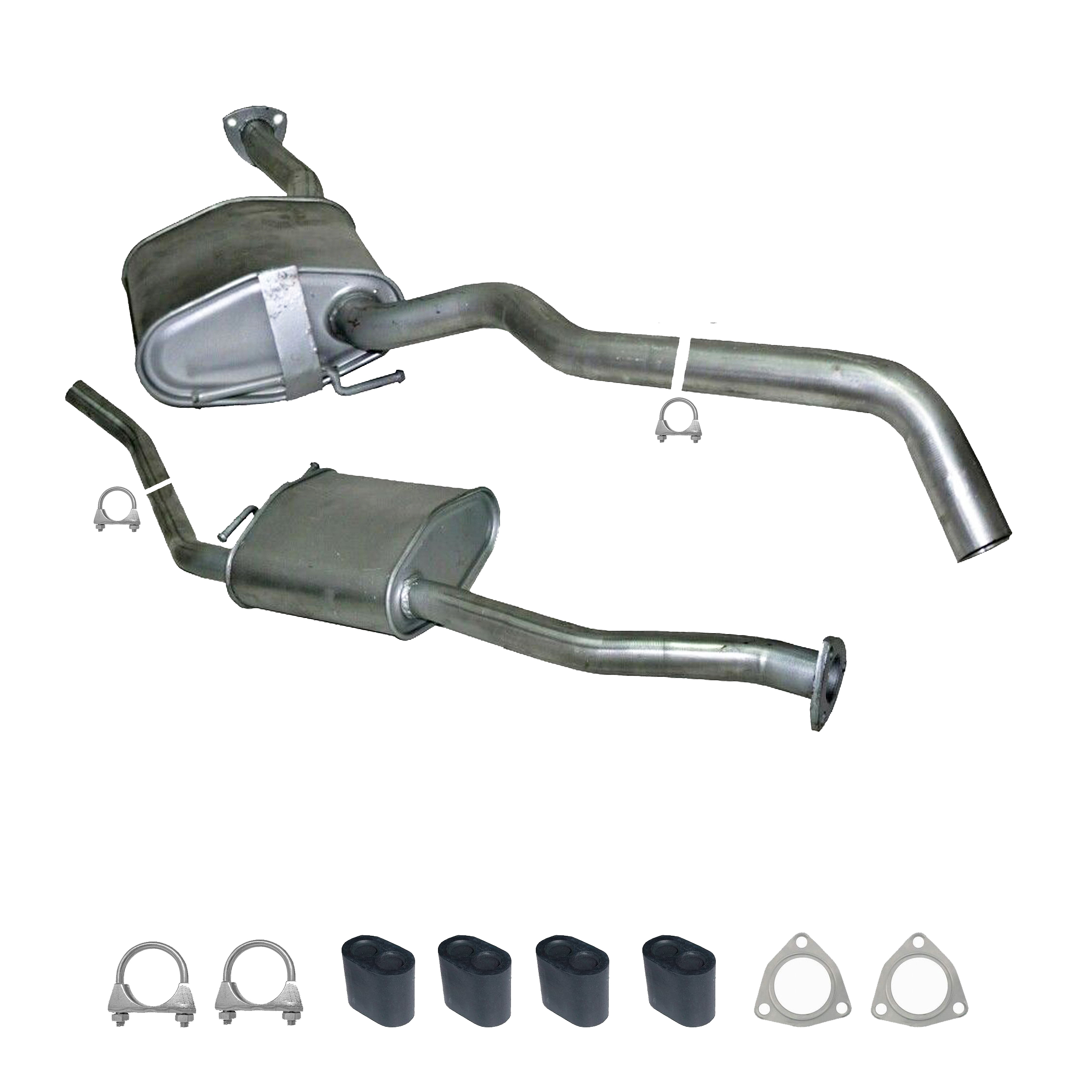 Auspuff Mittelschalldämpfer Links, Rechts Opel Omega A Sedan, Senator 2.6i, 3.0i