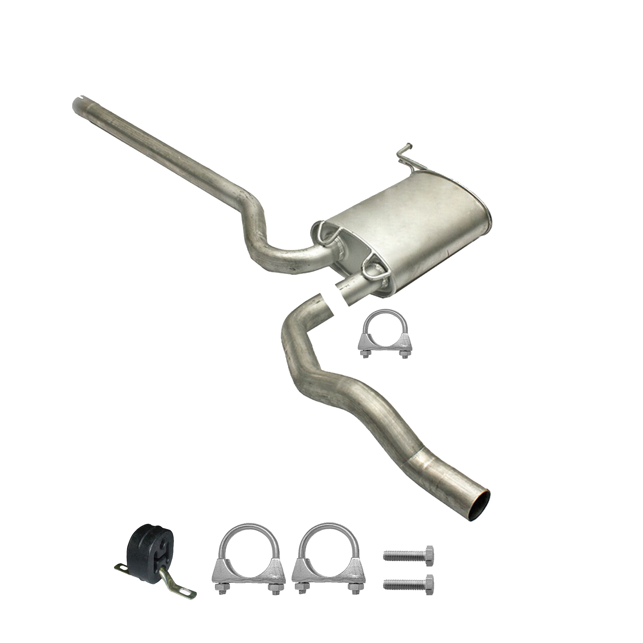 Auspuff Mittelschalldämpfer VW Passat 1.6 & 1.9 TDI + Anbaukit auch für Variant