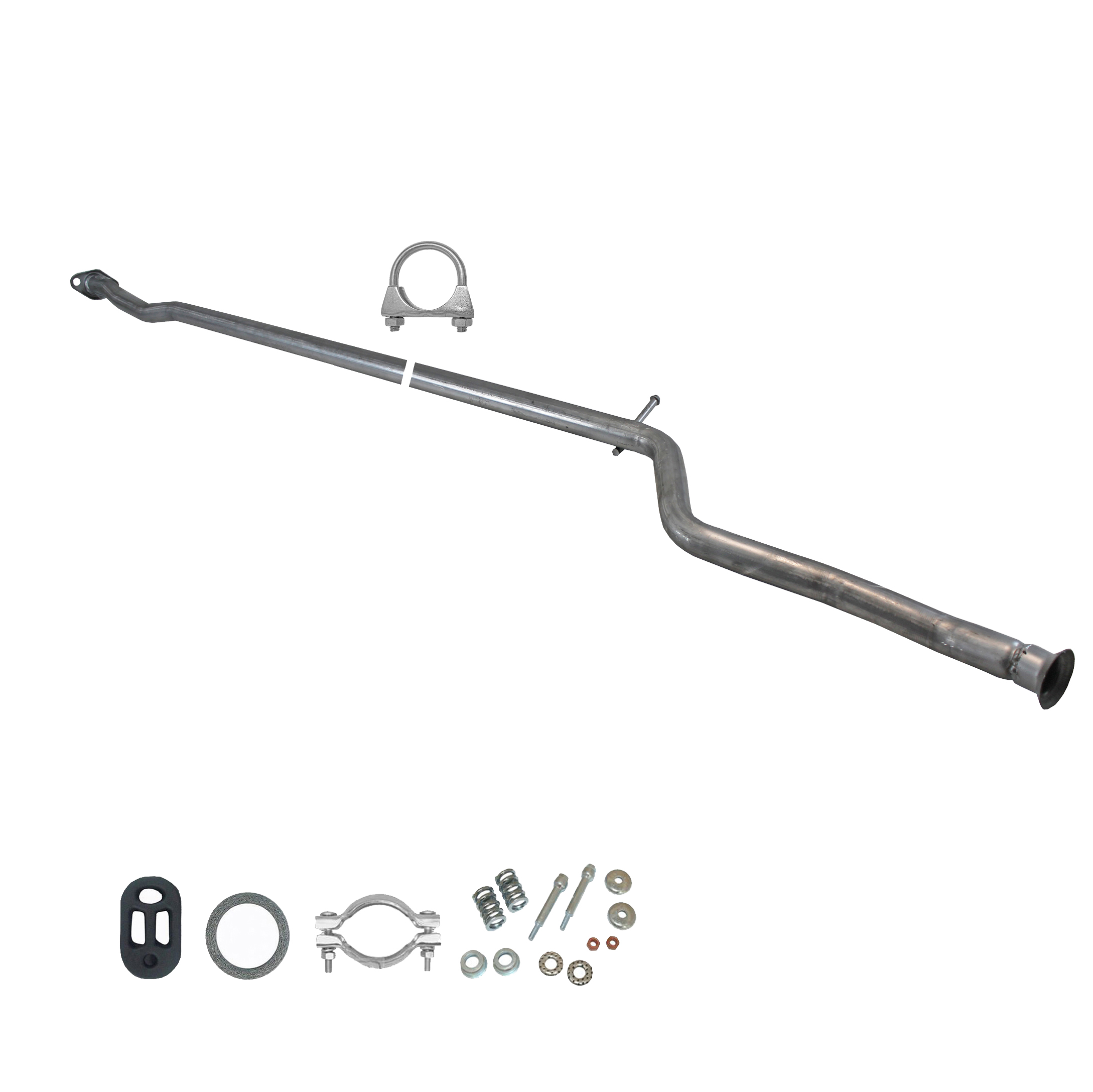 Abgasrohr für CITROEN Saxo & PEUGEOT 106 1.1i / 1.4i ab. 2000- Reparaturrohr – Bild 3