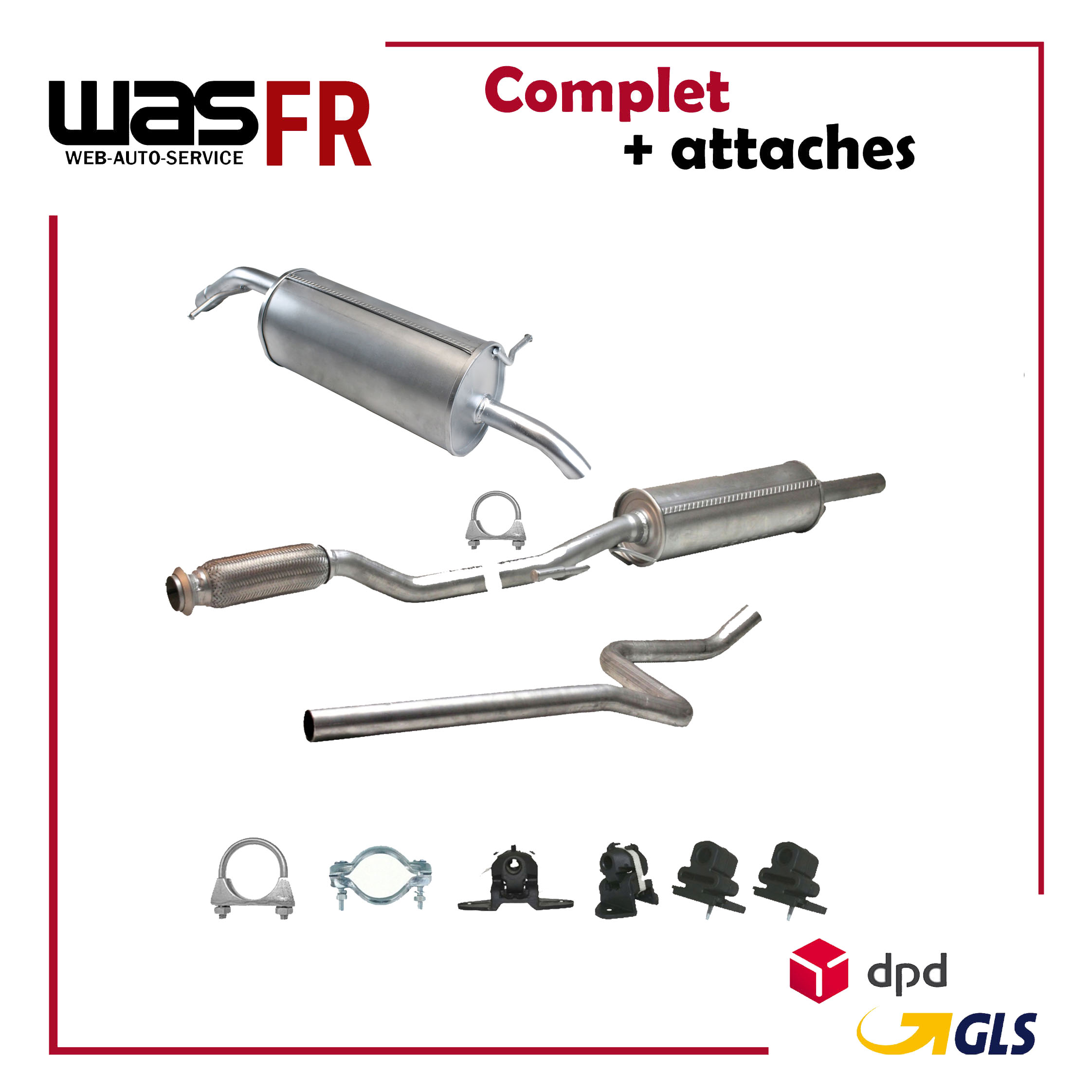 Auspuffanlage für PEUGEOT 207/207 CC ab. 2008, Auspuff