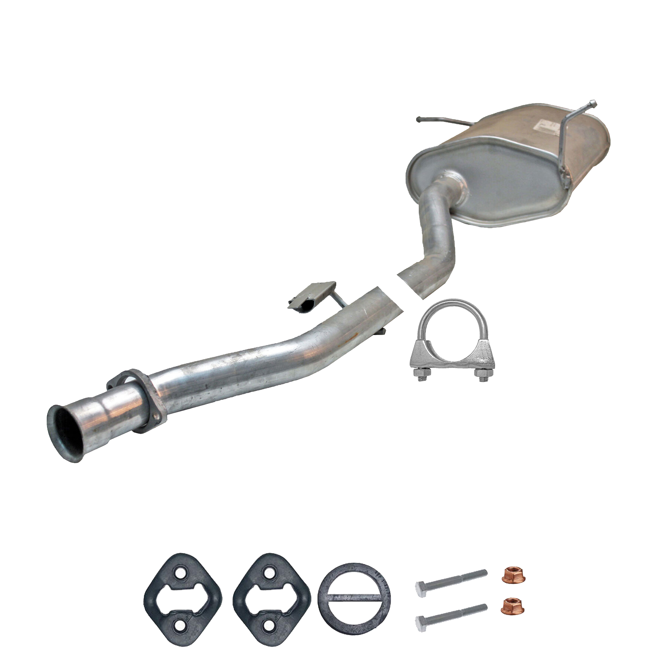 Endschalldämpfer BMW 3er Compact (E36) 316 i, 316 g, 102 PS Endtopf 1994-2000