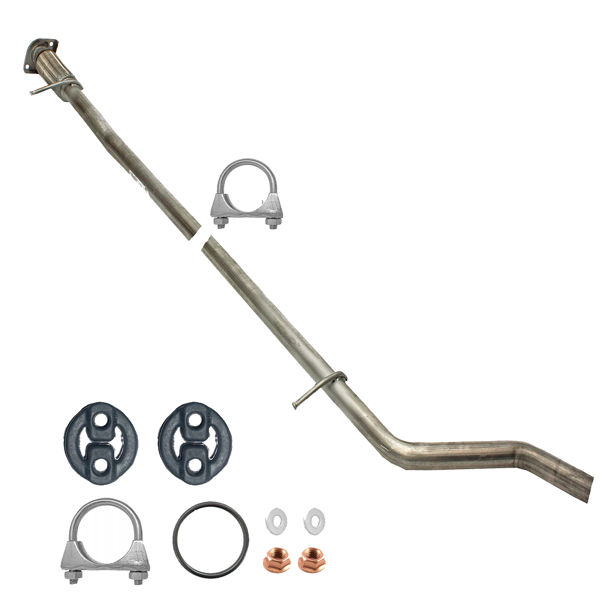 Abgasrohr für FIAT PUNTO 188 1.2 60PS/80PS ab. 09.1999- Auspuff