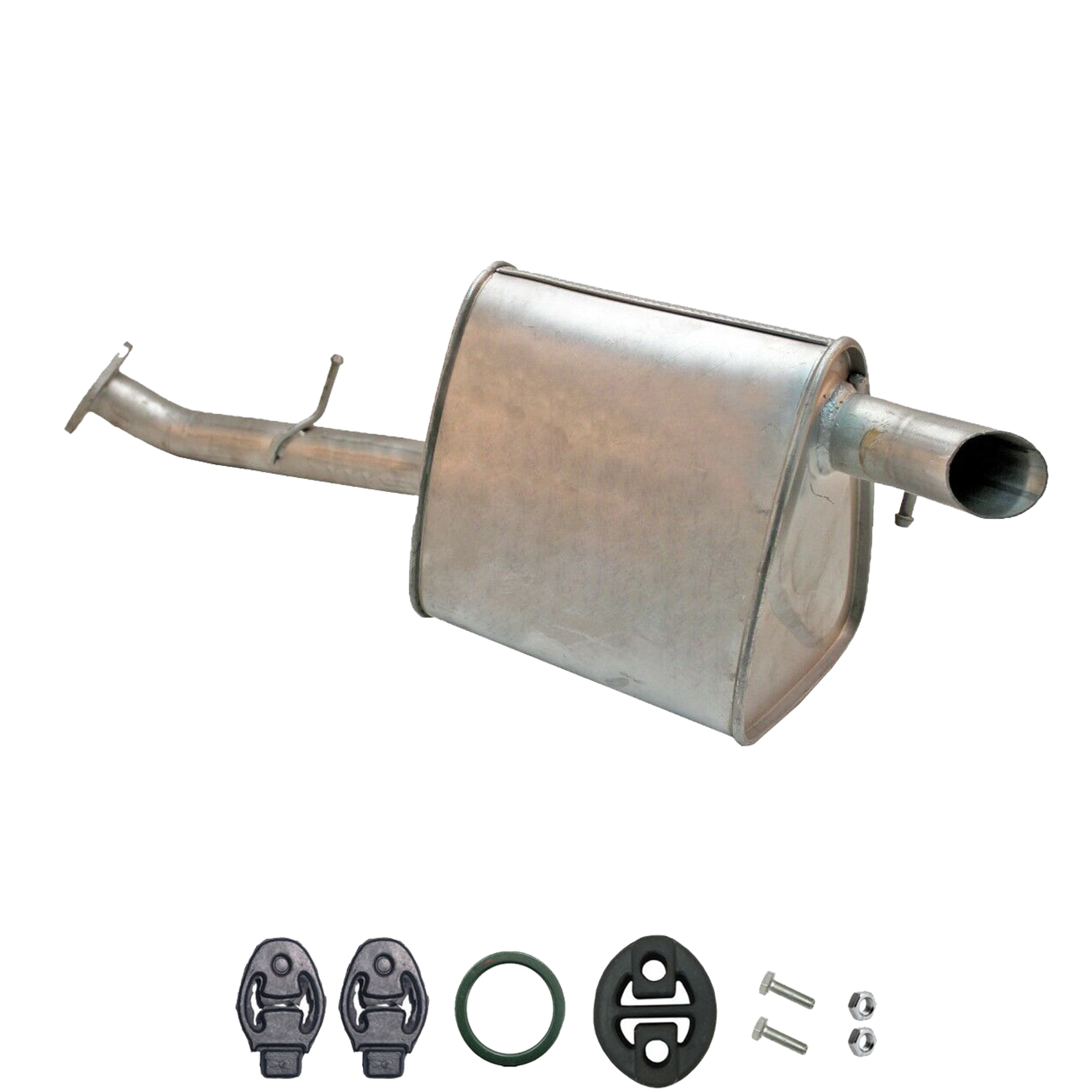 Auspuff Endschalldämpfer Mazda 5 (CR19) 2.0 CD BJ. 2005-2010 mit Anbausatz