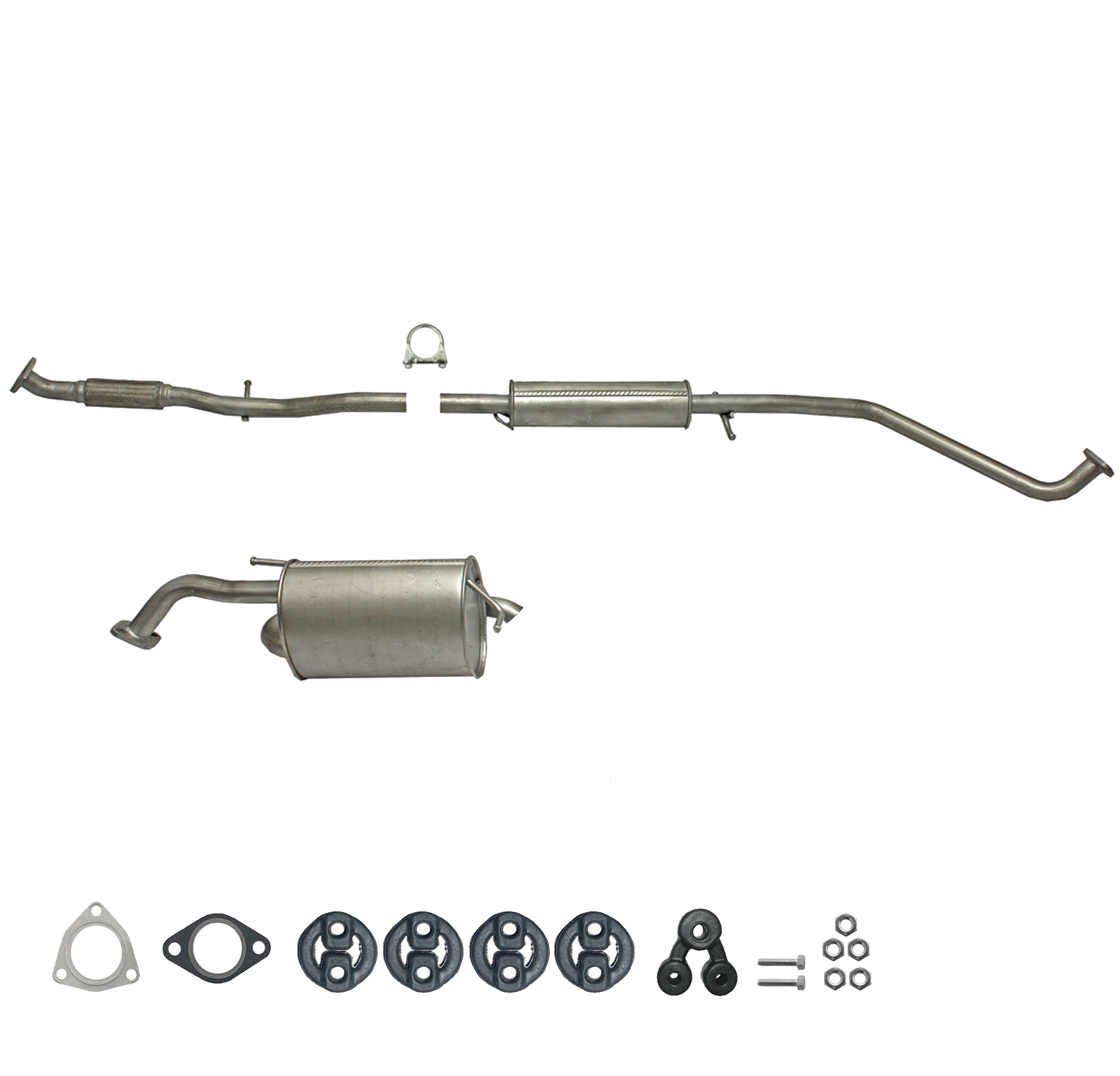 Auspuffanlage Auspuff ab Kat Chevrolet Matiz, Spark (M200, M250) 0.8 & 1.0