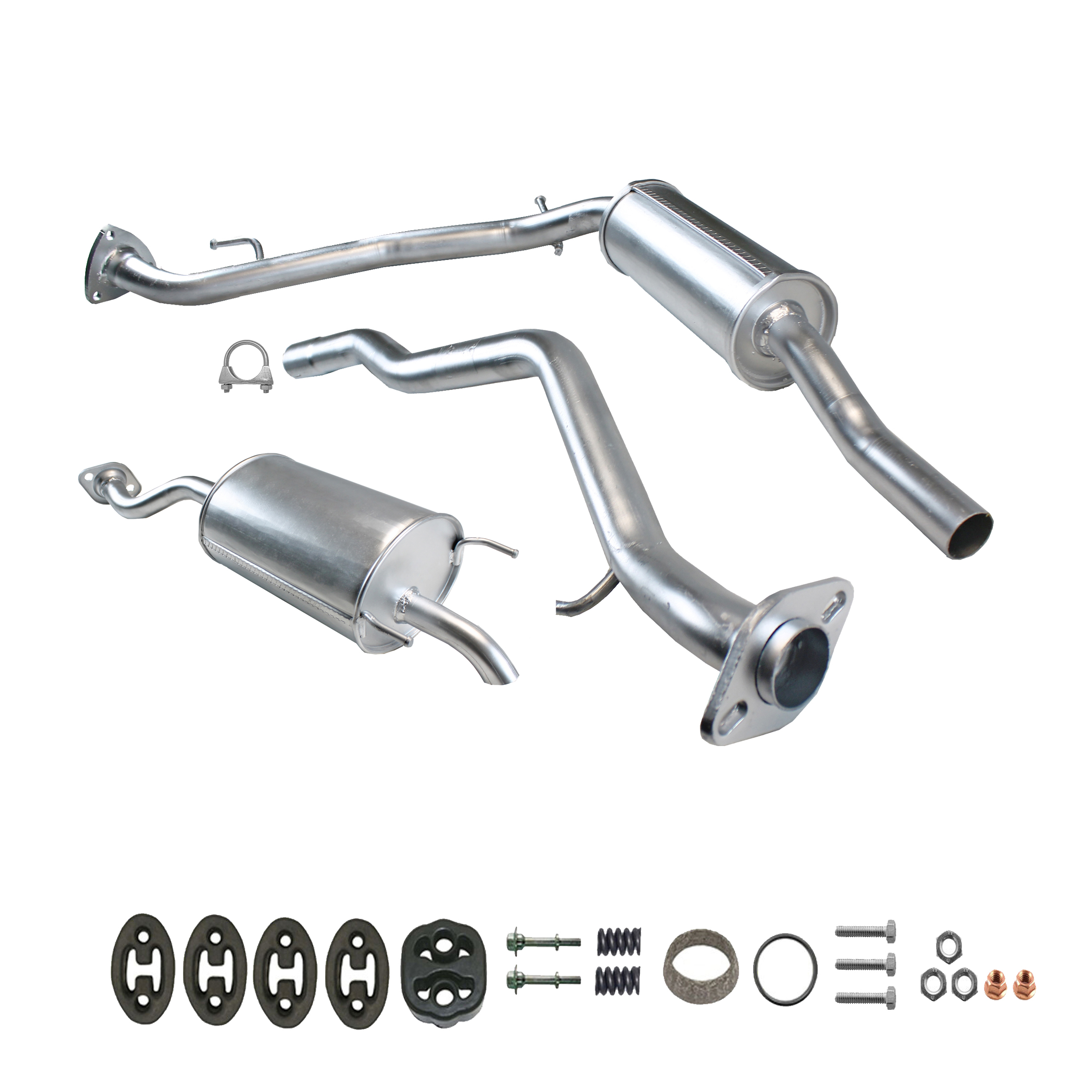 Auspuffanlage Auspuff ab Kat Honda Jazz II (GD) 1.2 & 1.4 inkl. Montagesatz