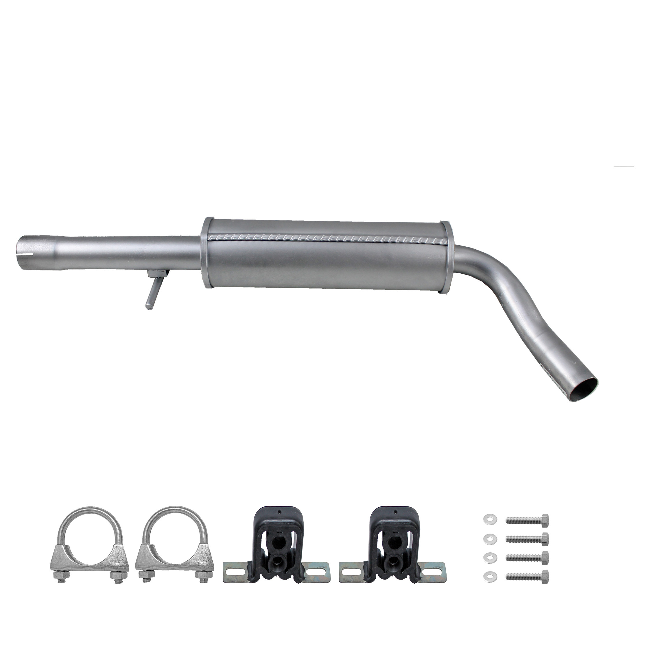 Auspuff Mittelschalldämpfer Audi, Seat, Skoda & VW 1.4 1.6 1.9 SDI + Montagesatz