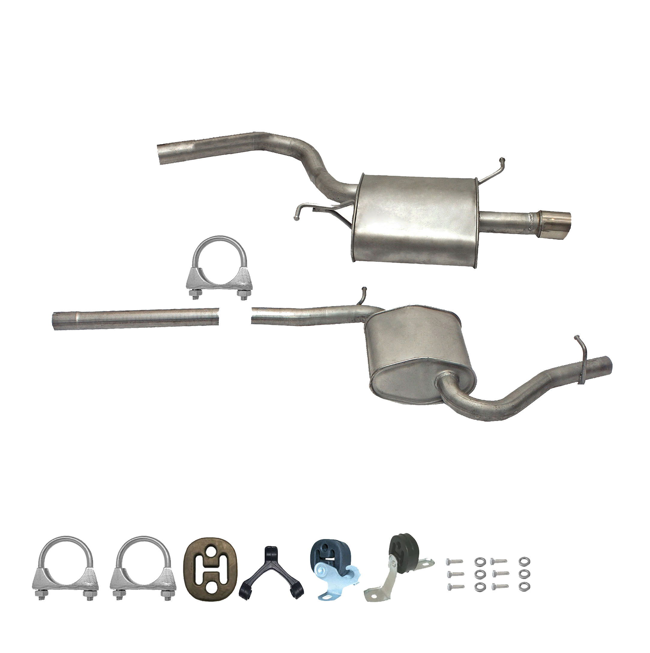 Auspuffanlage Auspuff Audi A4 & A4 Avant 2.0 inkl. Montagesatz
