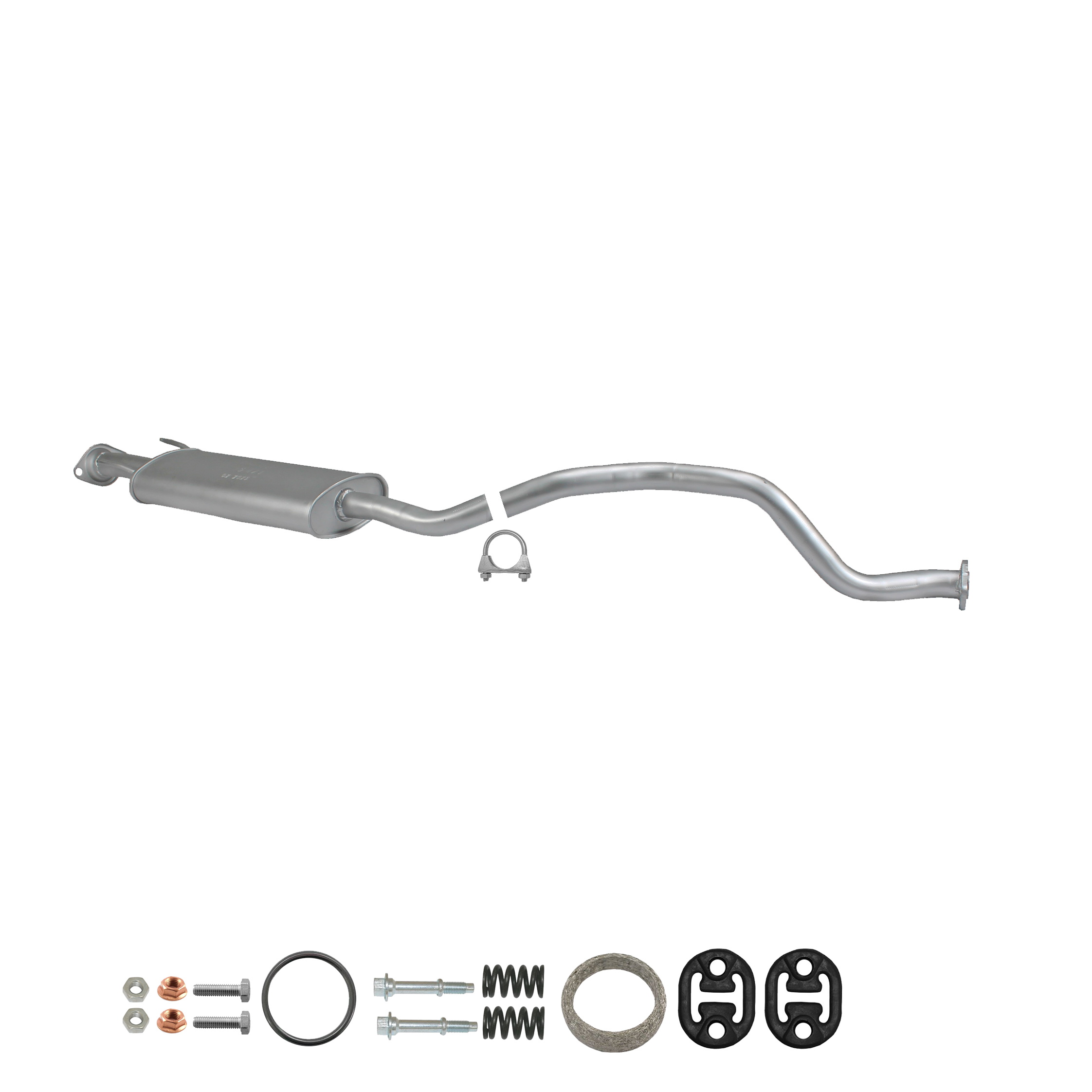 Mittelschalldämpfer für NISSAN TIIDA 1.6 Schrägheck 110PS ab 08/2007-