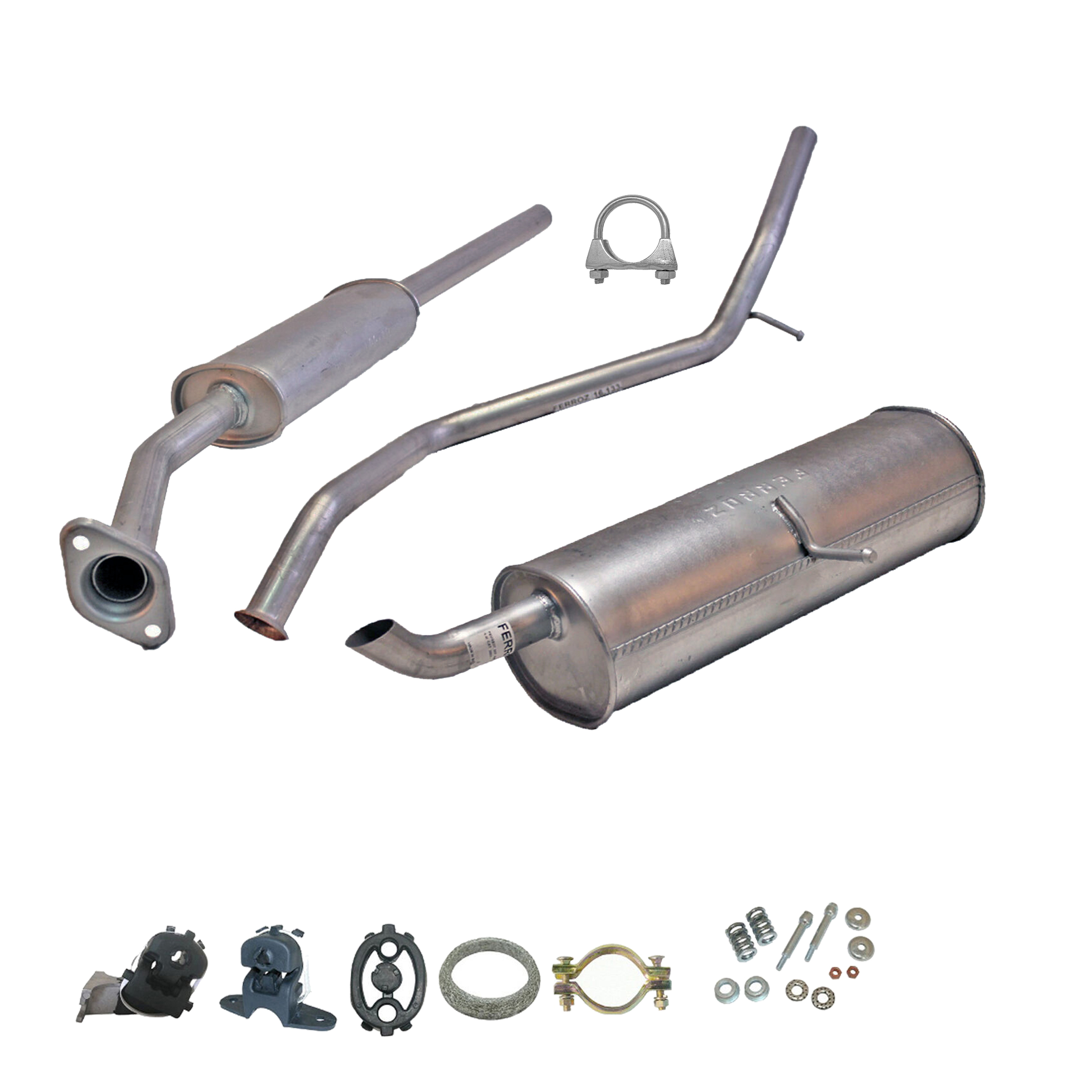 Komplette Auspuffanlage Peugeot 307 1.6 16V, 308 I 1.6, Citroen C4 1.6 Auspuff