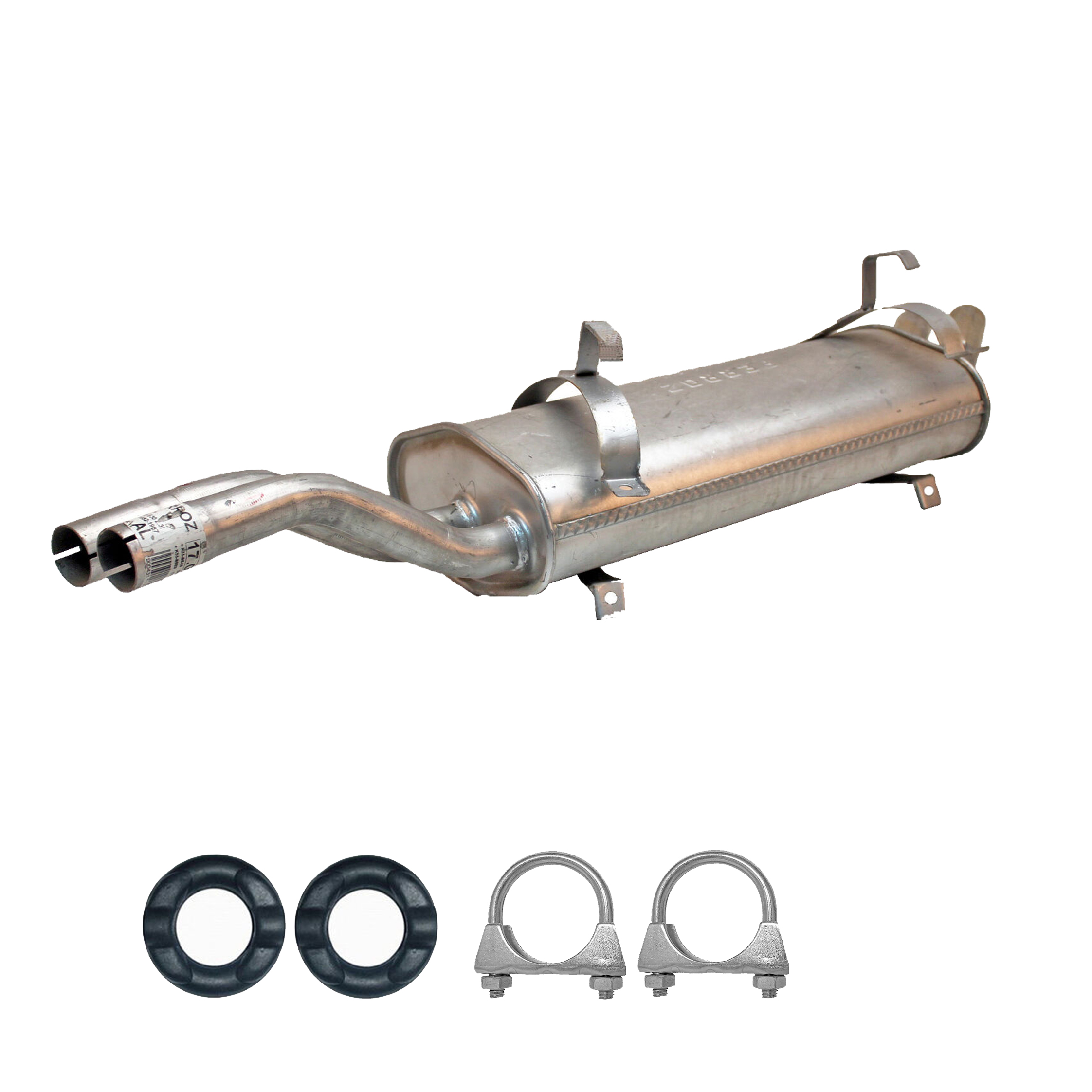 Endschalldämpfer für BMW 3 E30 323i Stufenheck 150 PS ab. Bj. 1983-1986 Auspuff