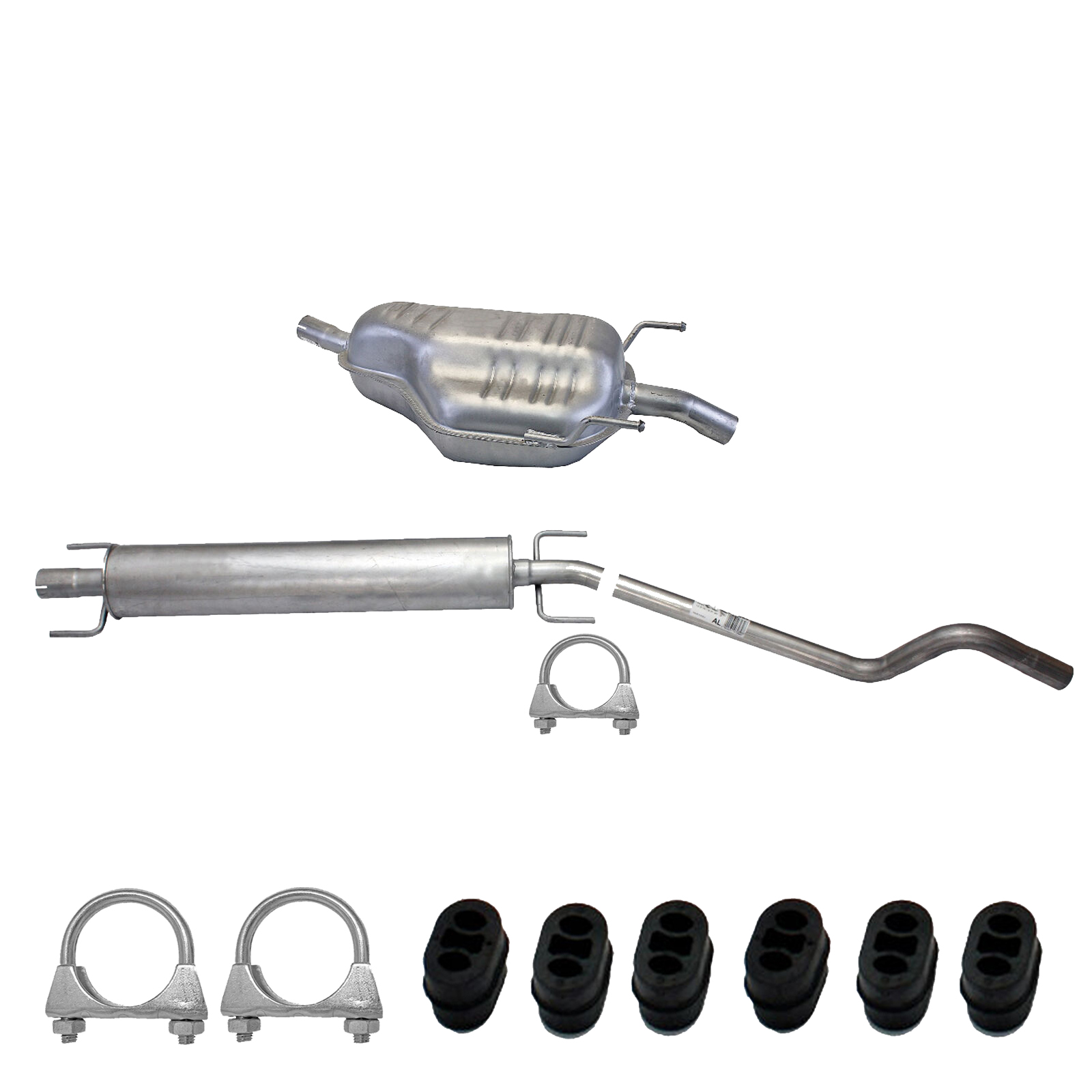 Auspuff Opel Astra H, Astra H GTC 1.6, 1.8 Auspuffanlage mit Anbausatz