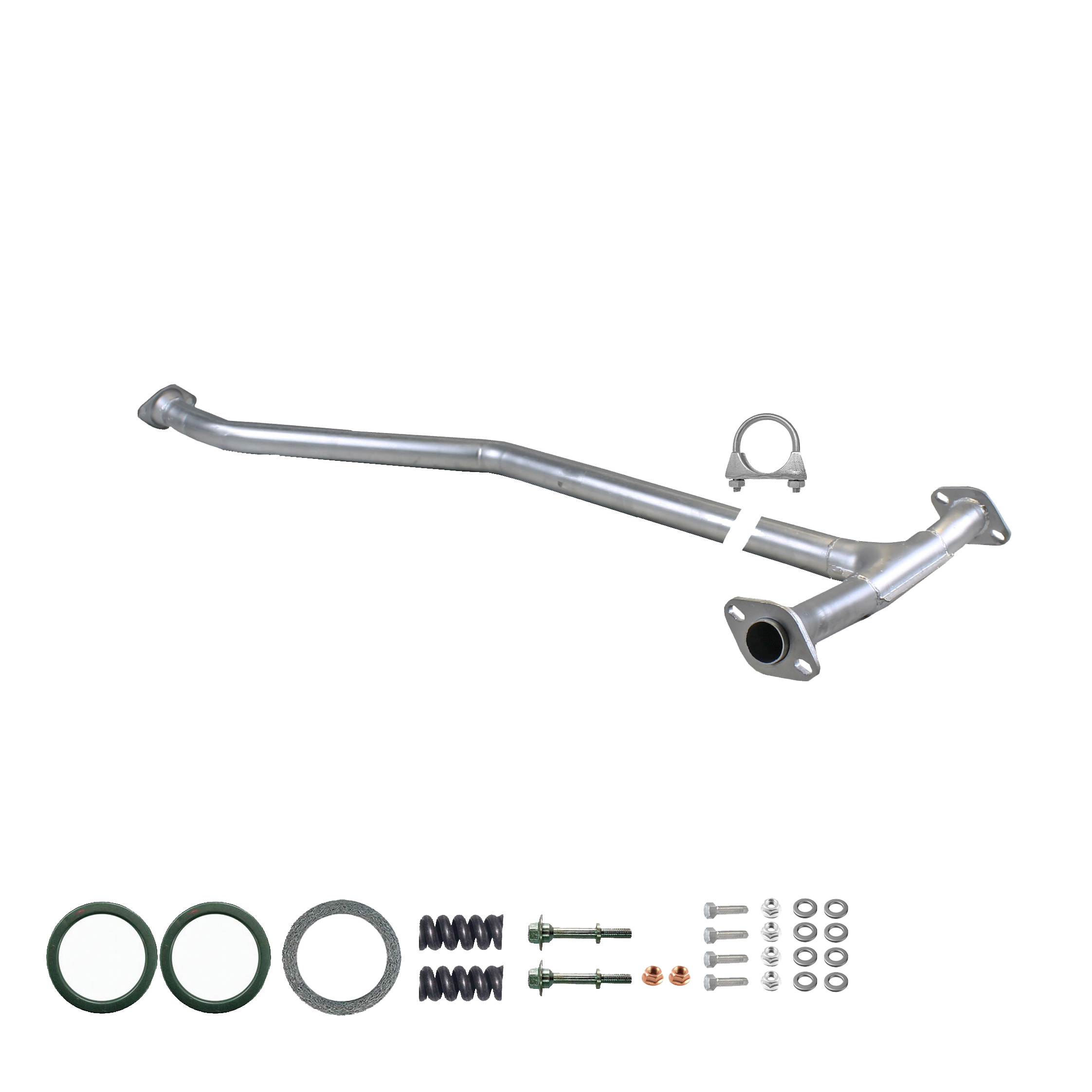 ABGASROHR REPARATURROHR +MONTAGEMATERIAL für MAZDA 6 GH 2.5i 170 PS 2007-
