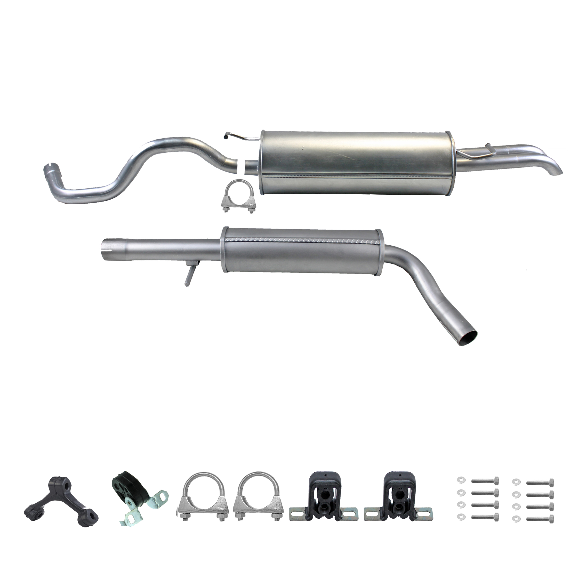 Auspuffanlage VW BORA GOLF 1.4 1.6 1.9 SDI Auspuff Komplett mit Anbausatz