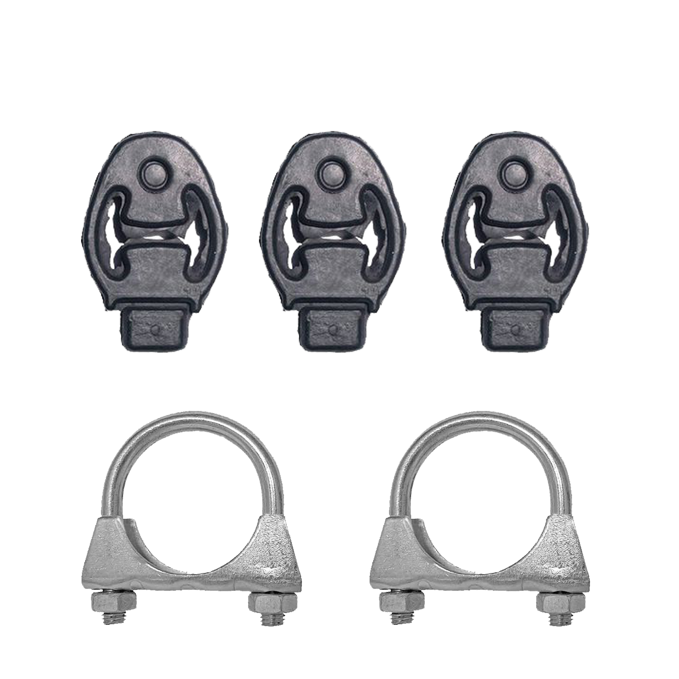 Montagesatz für Ford Focus MK2 1.4/1.6 Ti Stufenheck, Halter, Gummi, Klemme