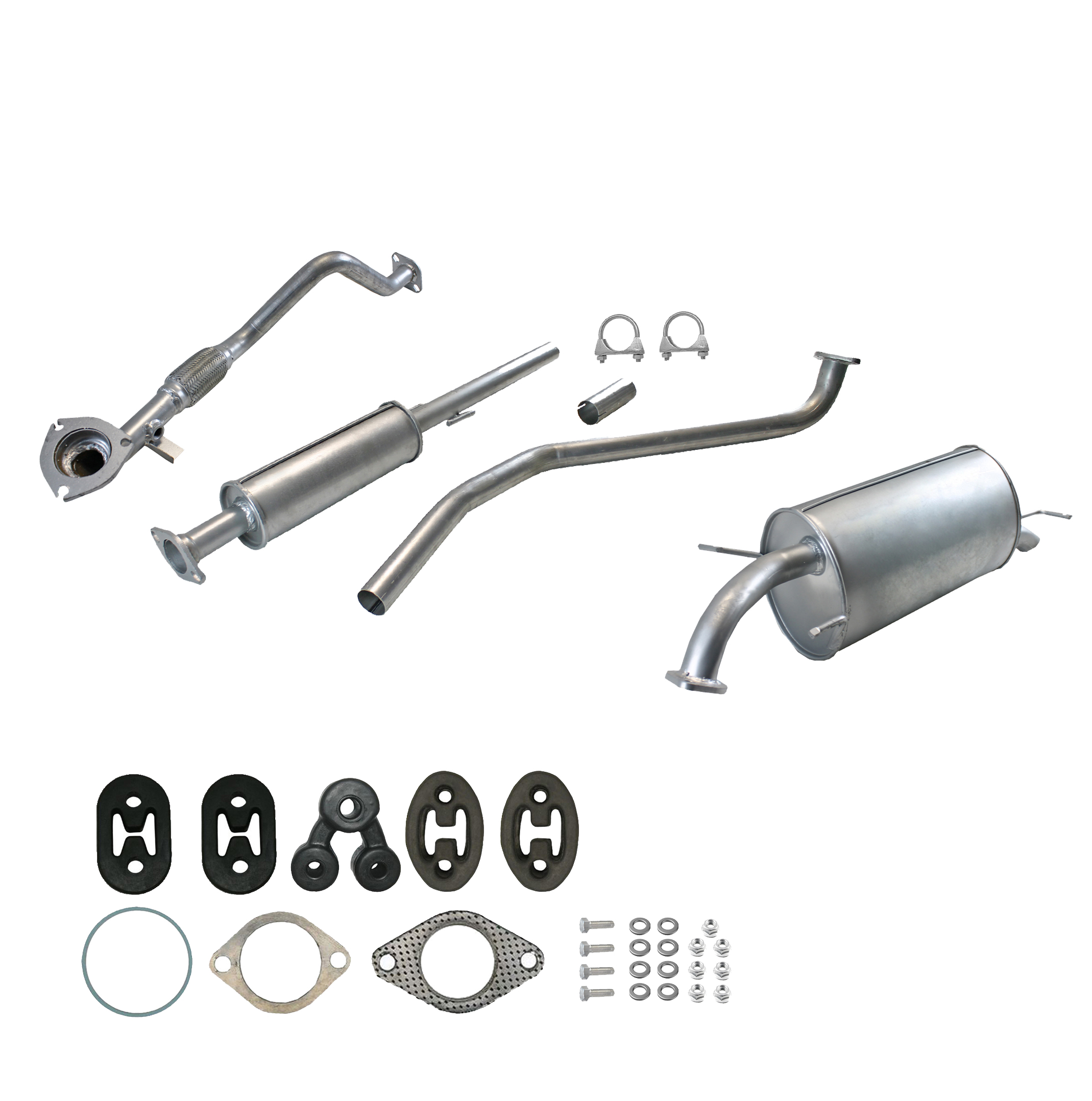 Auspuffanlage für DAEWOO KALOS 1.2 Schrägheck ab. Bj. 2003- 72 PS Auspuff