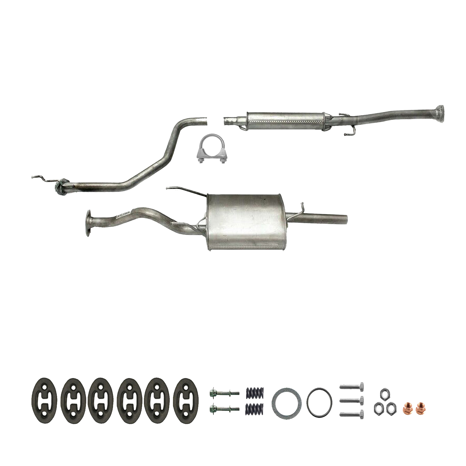 Auspuffanlage Auspuff ab Kat Honda Civic VI Aerodeck (MB, MC) 1.4 16V + Anbaukit