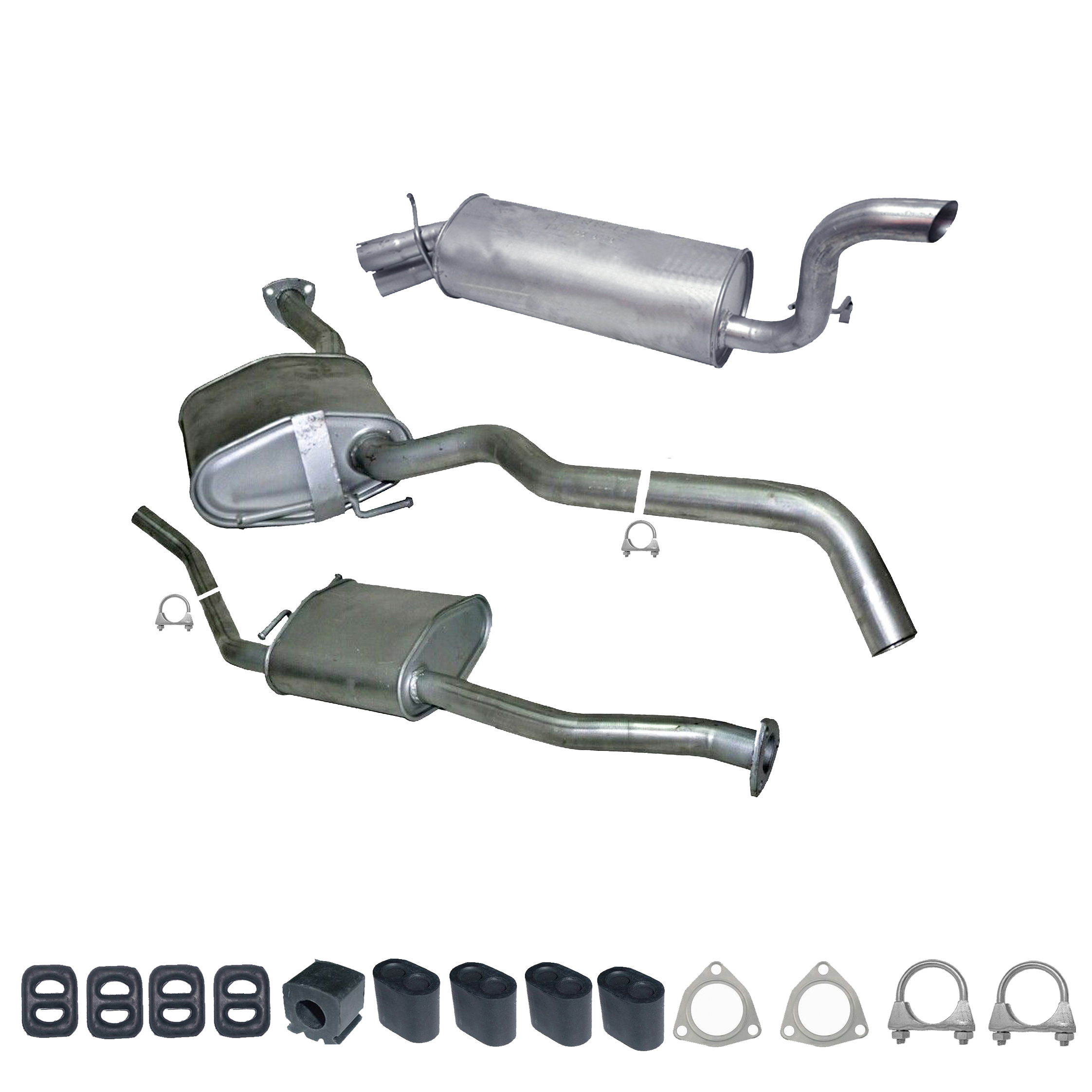 Auspuffanlage Schalldämpfer, Opel Senator B, 2.6i &amp