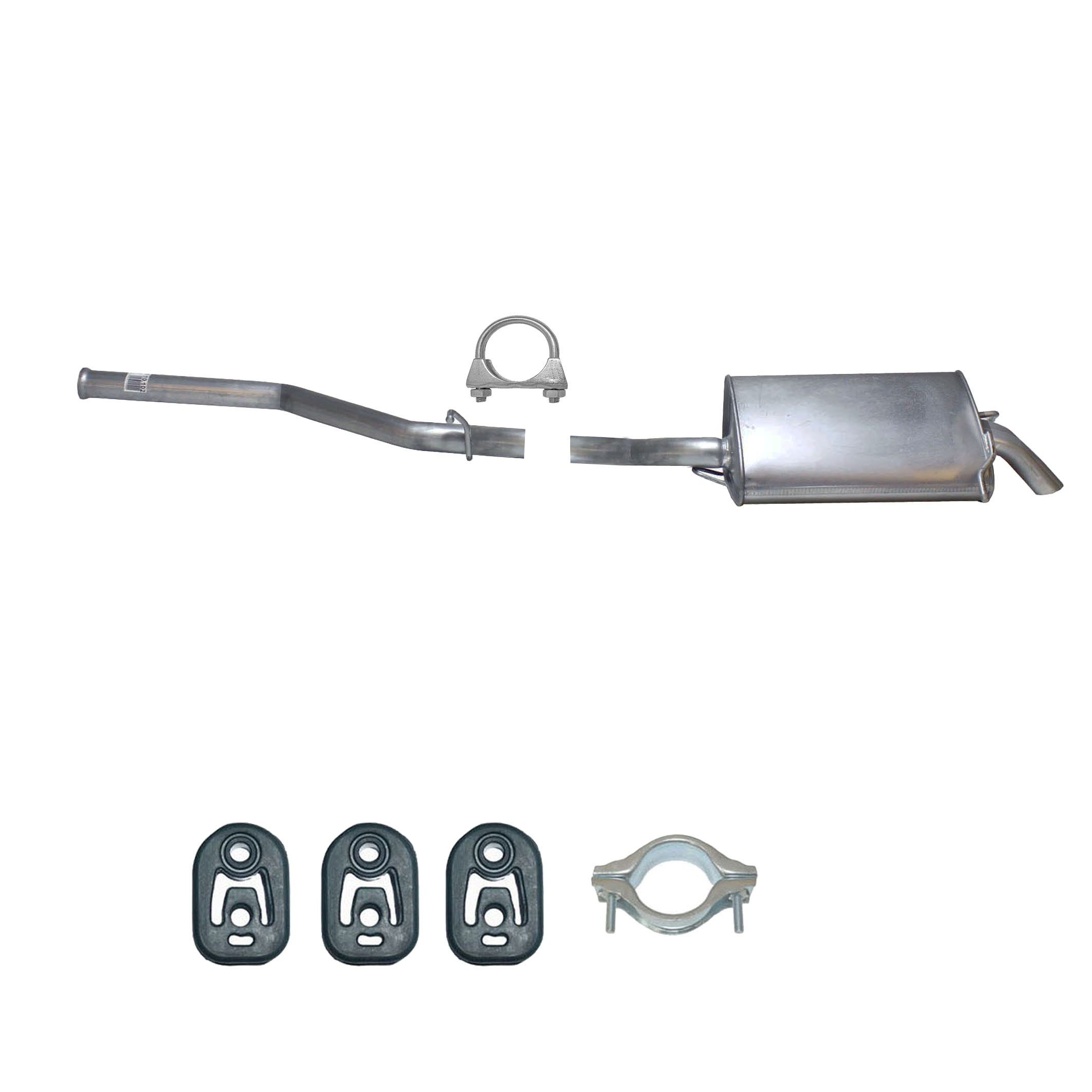 Auspuff Endschalldämpfer Mercedes C-Klasse C200 C220 CDI W203 S203 Endtopf