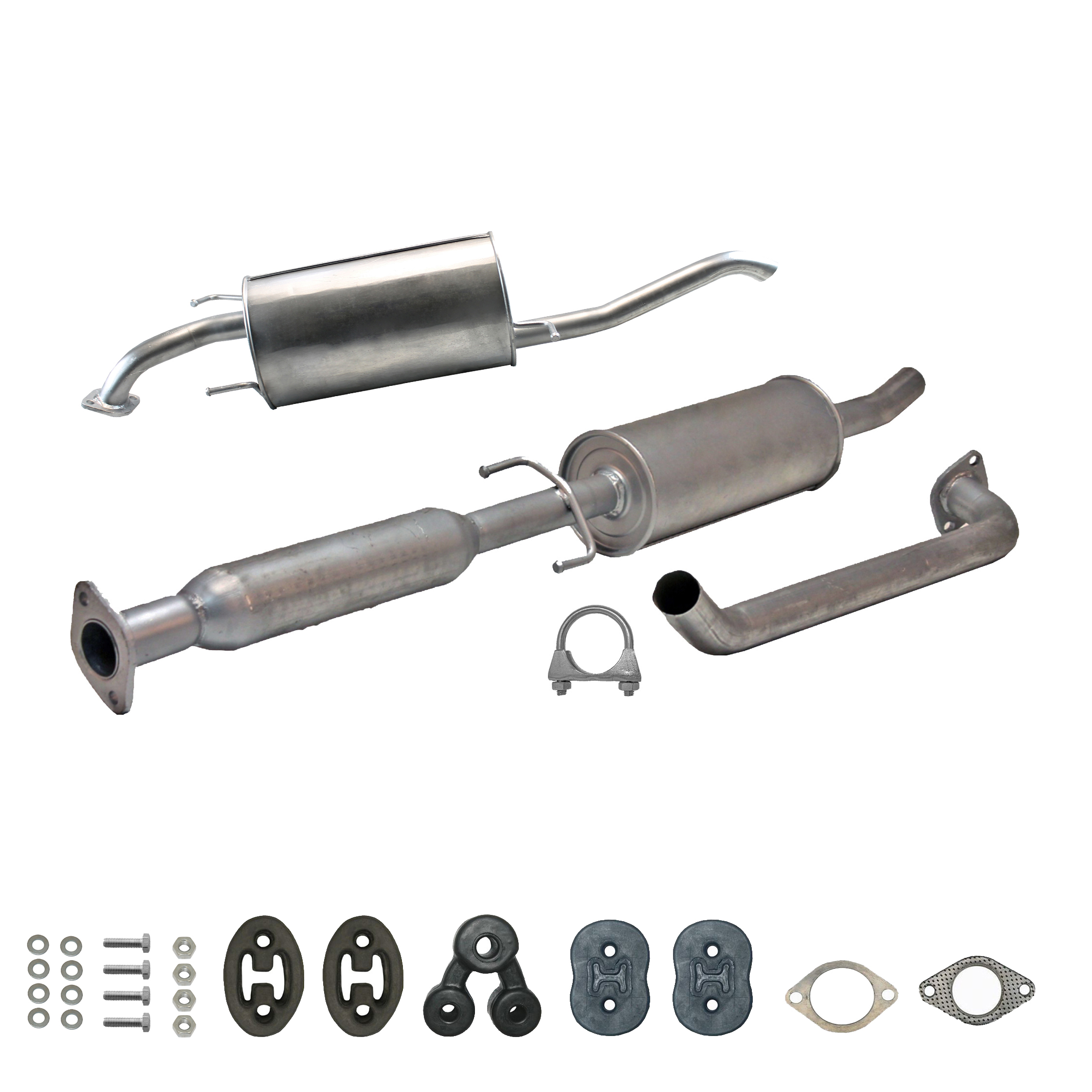 Komplette Auspuffanlage für CHEVROLET KALOS 1.4 Stufenheck 2003 - 2006 Auspuff