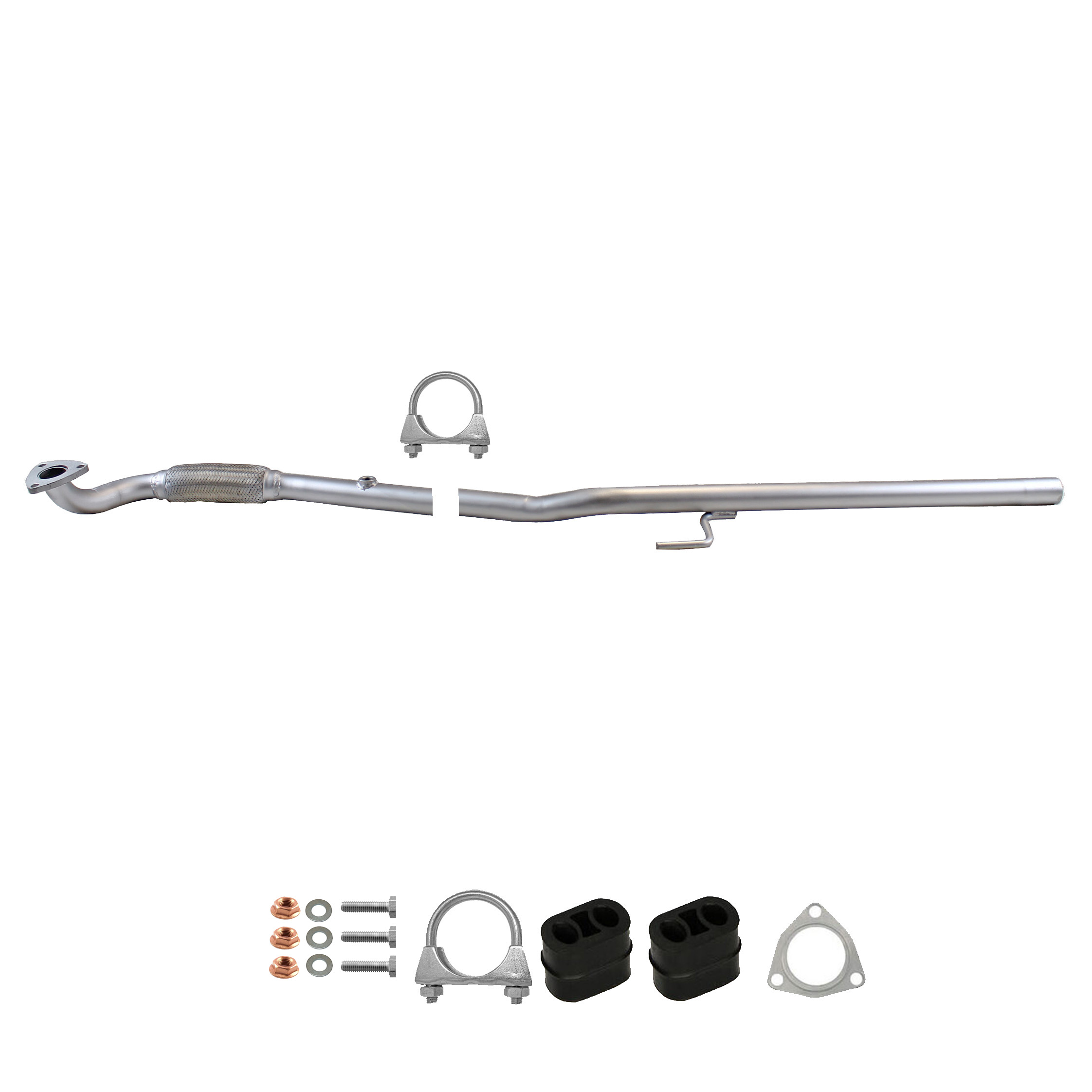Abgasrohr Opel Signum & Vectra C auch Caravan 1,6, 1,8 ab. Bj. 2002, Auspuff – Bild 3