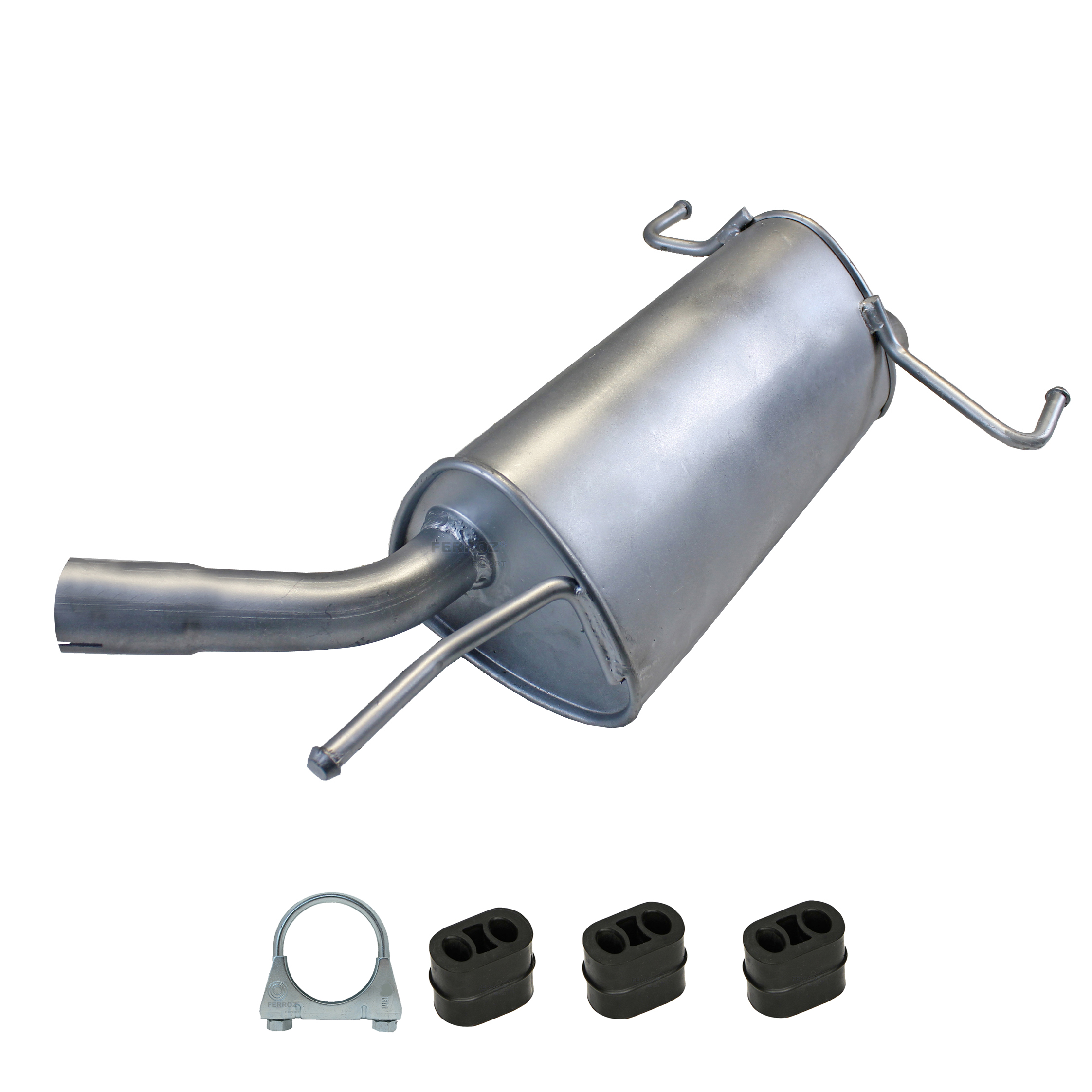 Endschalldämpfer für Opel Corsa C 1.2 & 1.2 16V, 1.4 Twinport ab. 2000-, Auspuff – Bild 4