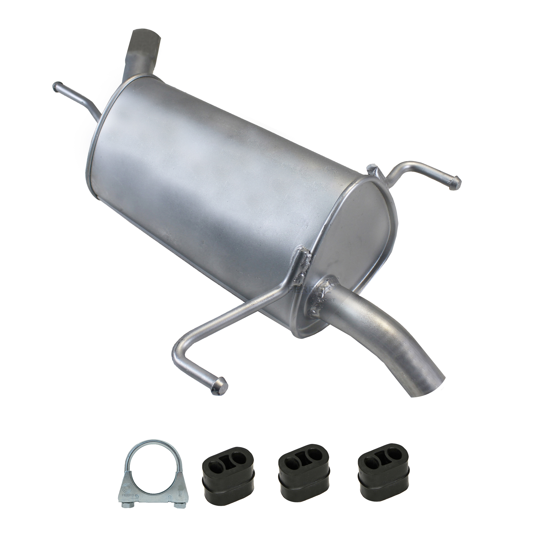 Endschalldämpfer für Opel Corsa C 1.2 & 1.2 16V, 1.4 Twinport ab. 2000-, Auspuff – Bild 3