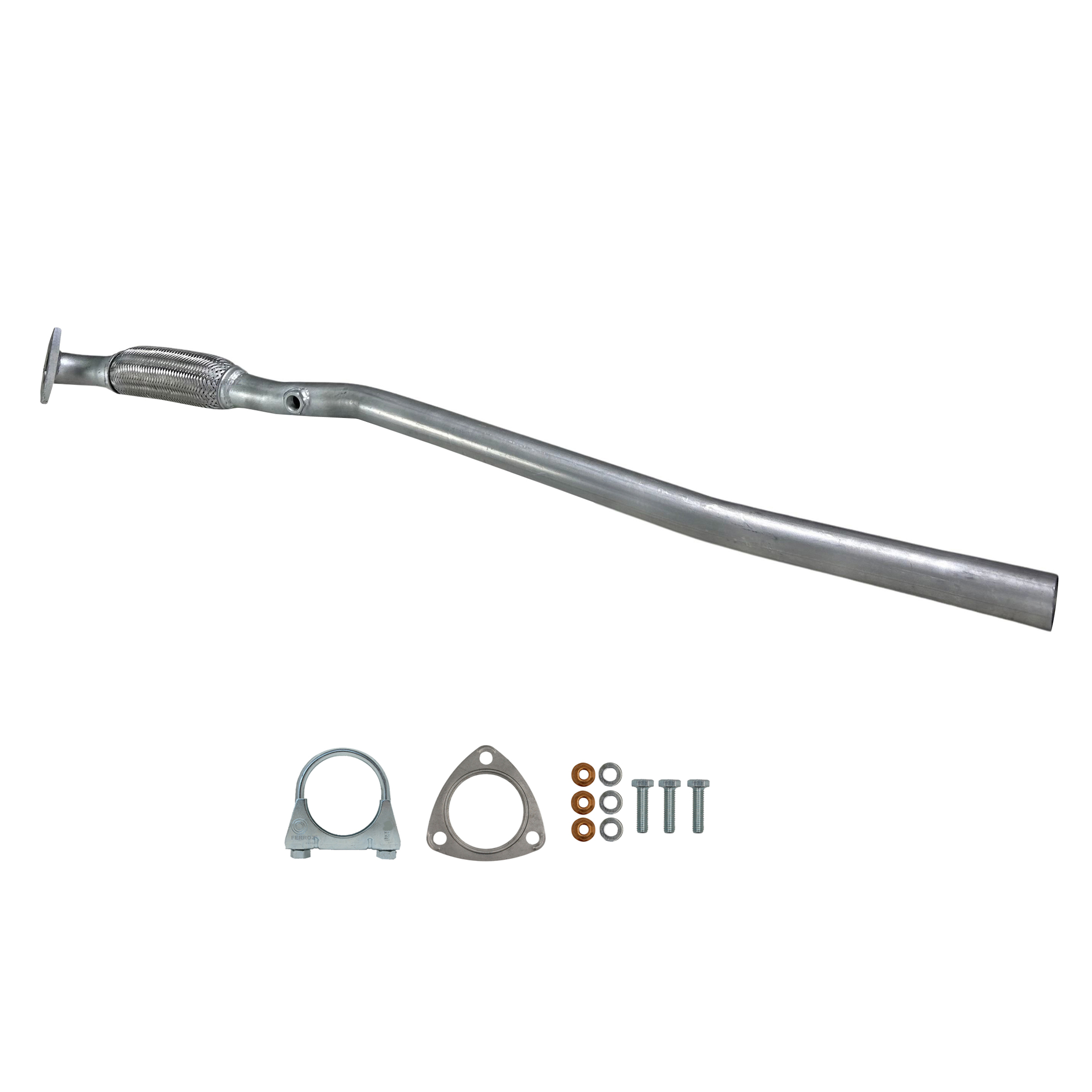 Auspuff Opel Corsa C 2000-2009 1.2-1.4 Mittelrohr + Montagesatz – Bild 3