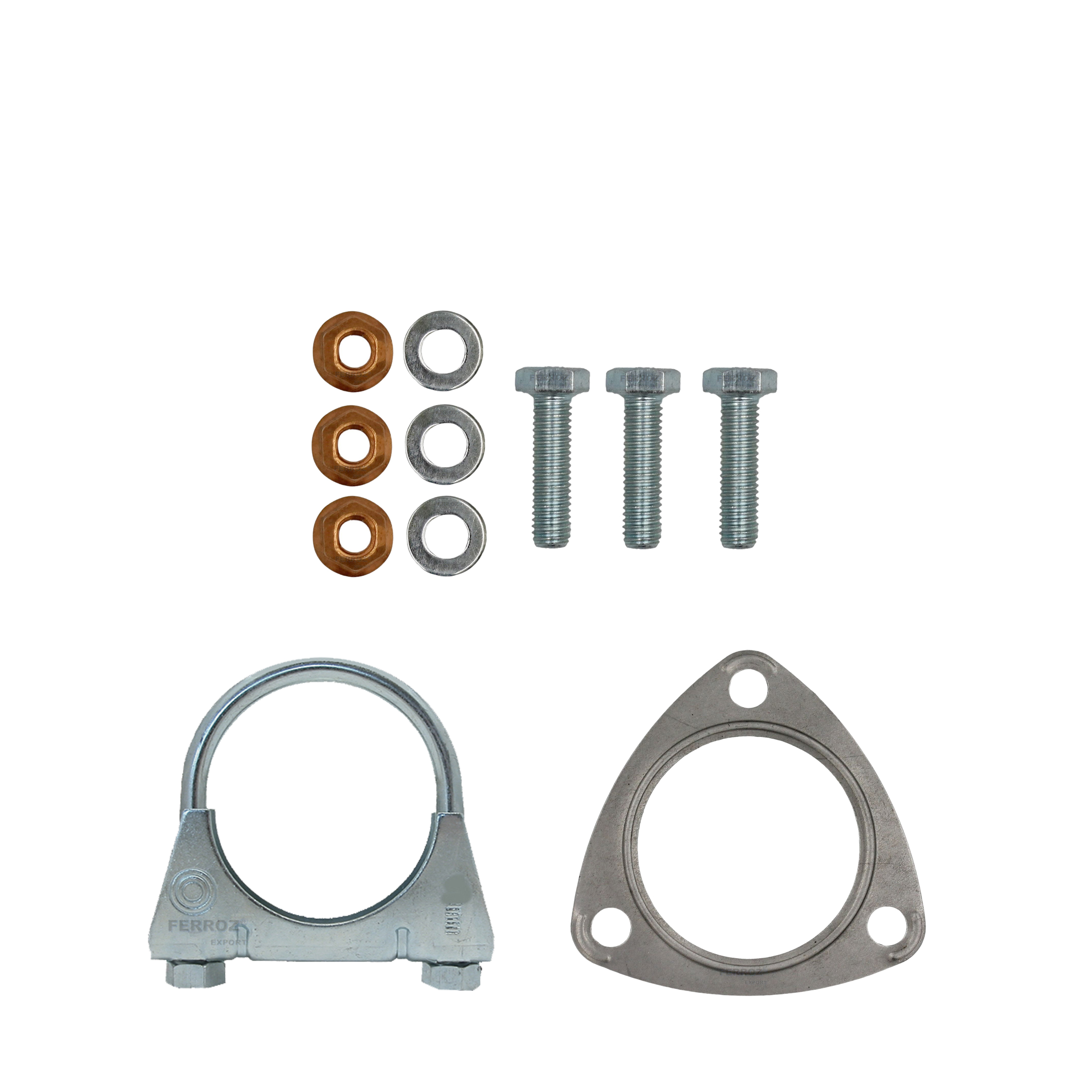 Auspuff Opel Corsa C 2000-2009 1.2-1.4 Mittelrohr + Montagesatz – Bild 4