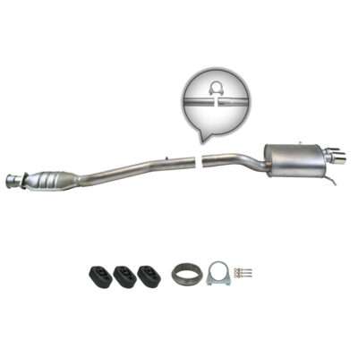 Endschalldämpfer für Mercedes C180/200/230 CL203 ab.05/2002 - Auspuff