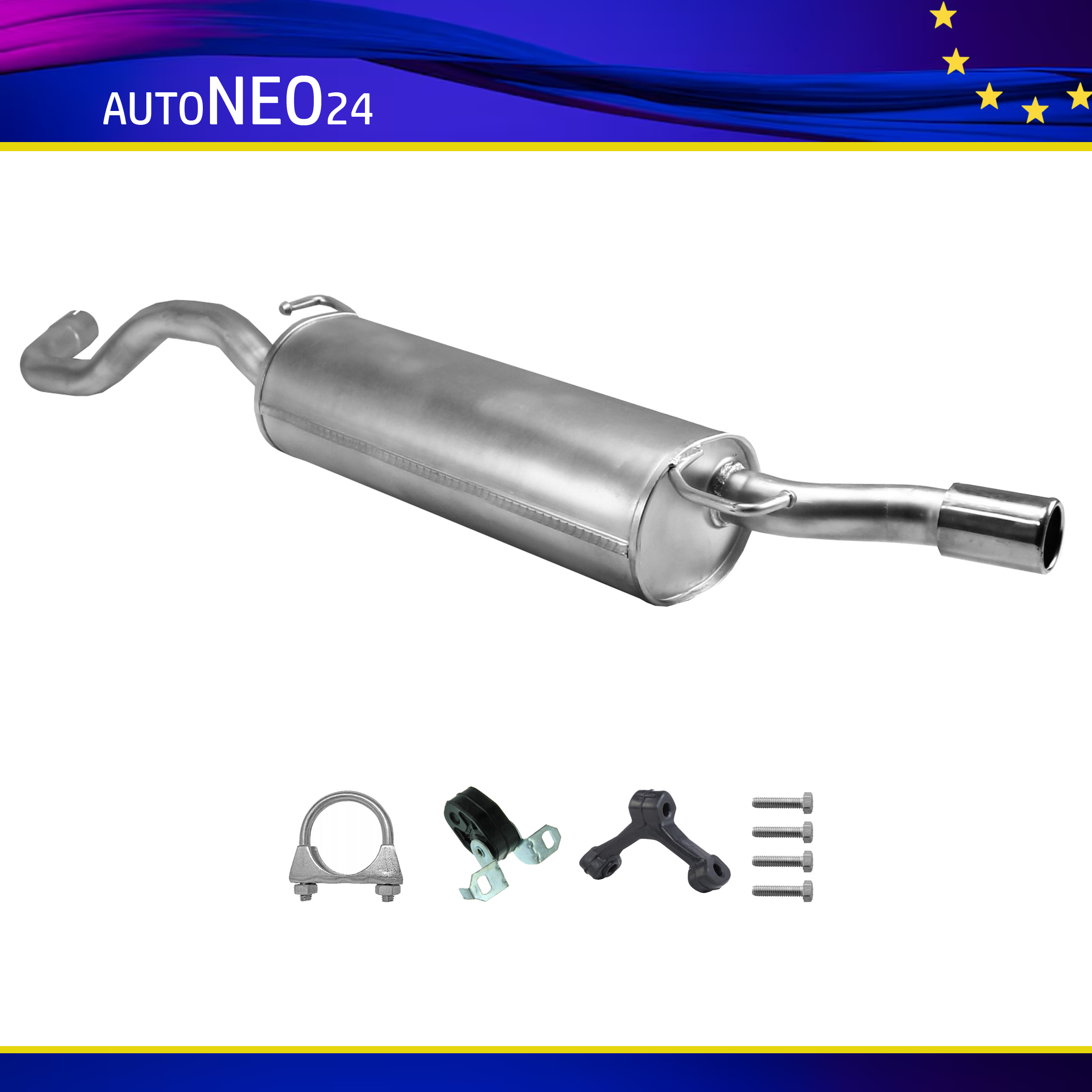 Endschalldämpfer für AUDI TT 1.8 T ab. Bj. 1998- Auspuff – Bild 5