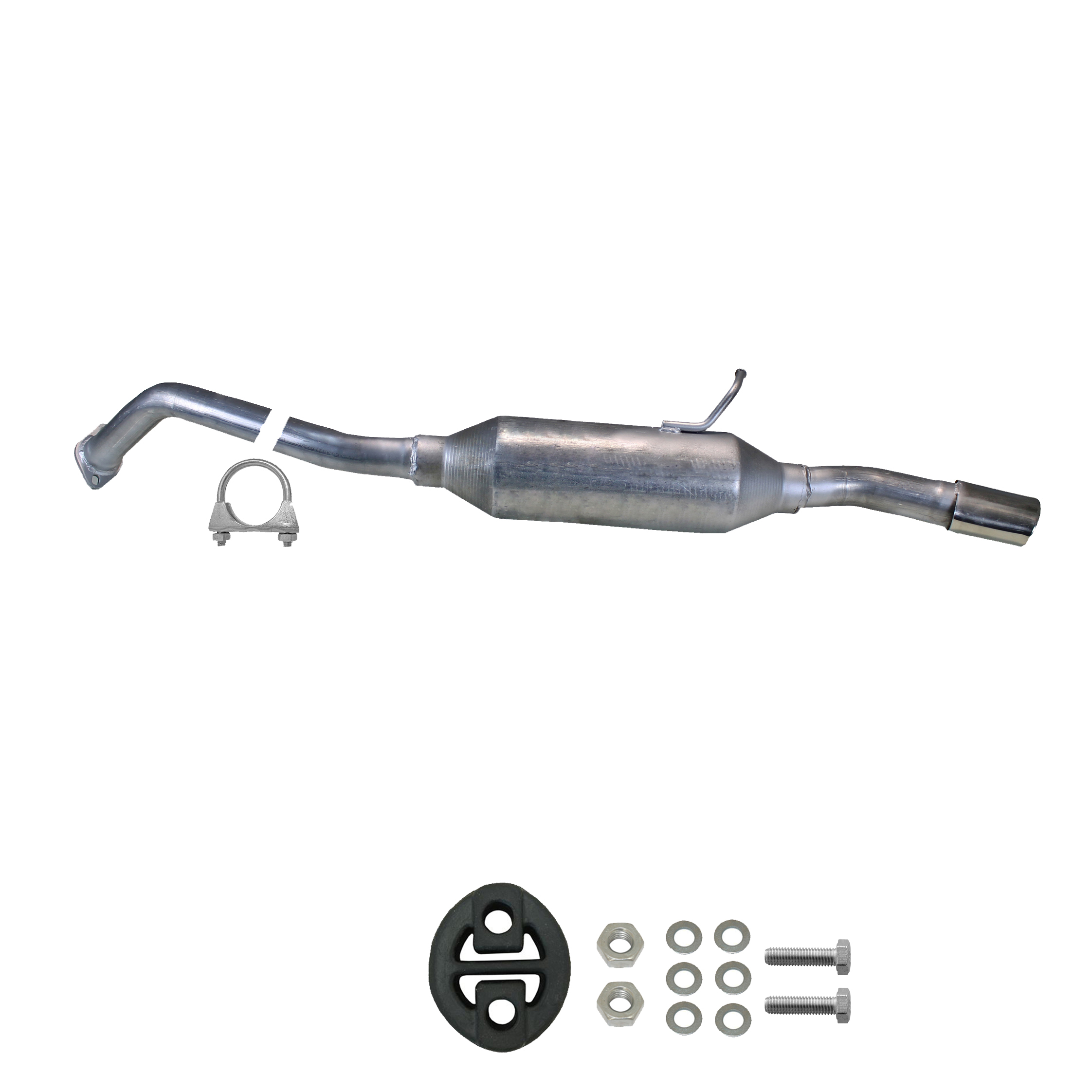 Mittelschalldämpfer für VW Polo (6N2) 1.4 16V 75PS ab. Bj. 1999-2001 Auspuff