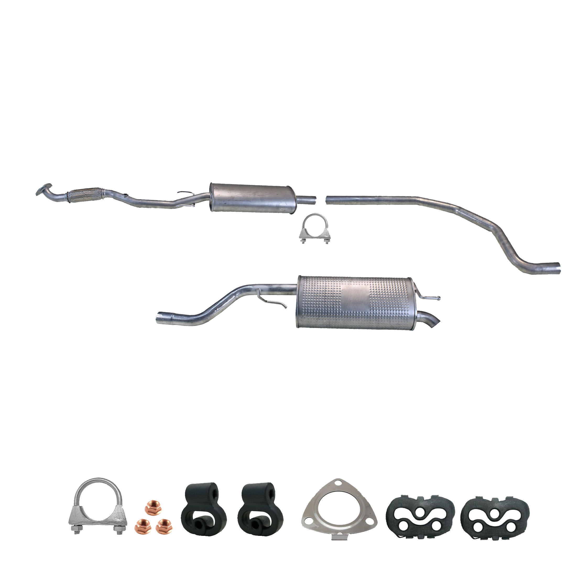 Auspuffanlage für Opel Corsa D 1.4 od Bj. 2006-, Auspuff