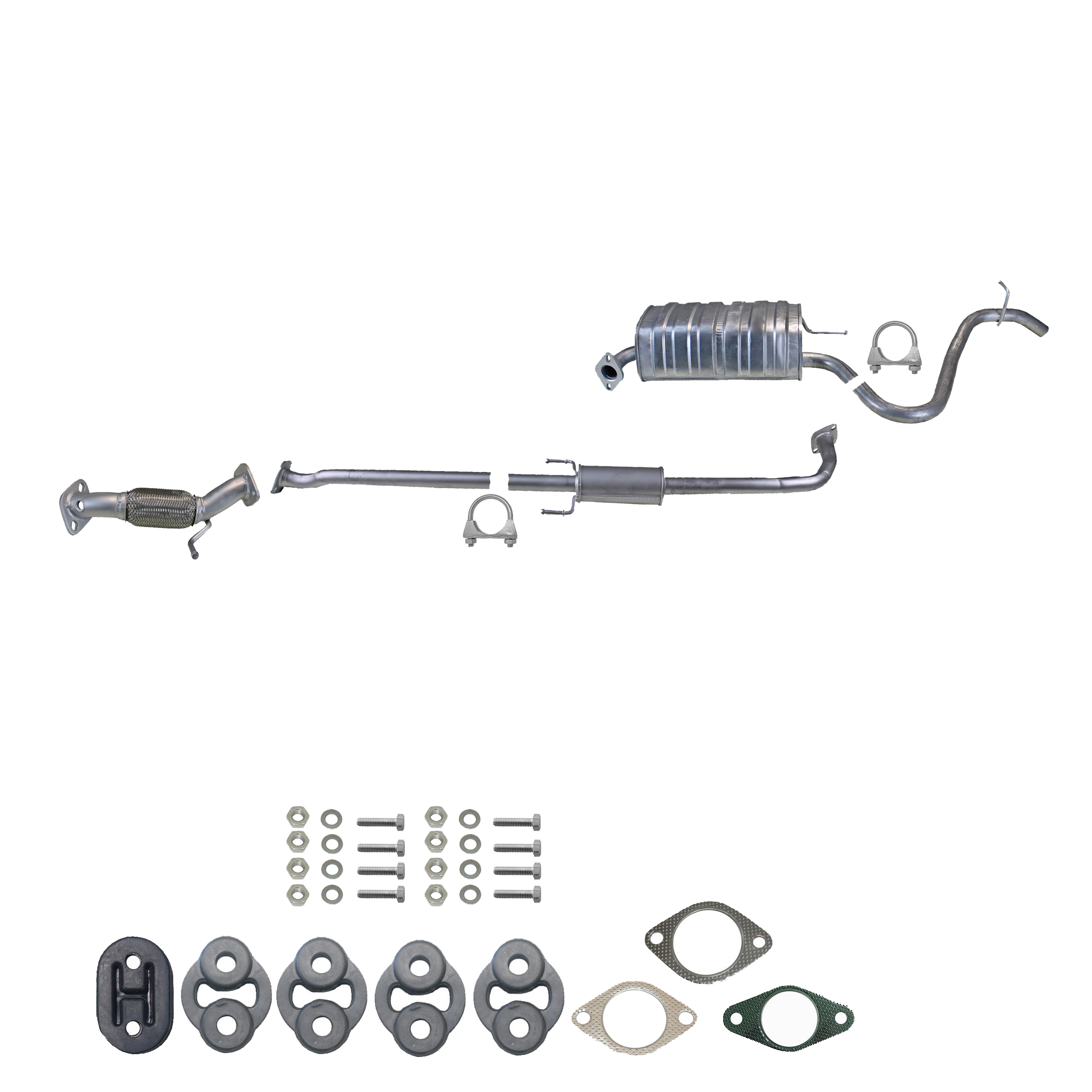 Auspuffanlage für HYUNDAI I30 1.4/1.6 od Bj. 2007-, Auspuff, Montagesatz, Vorne rohr