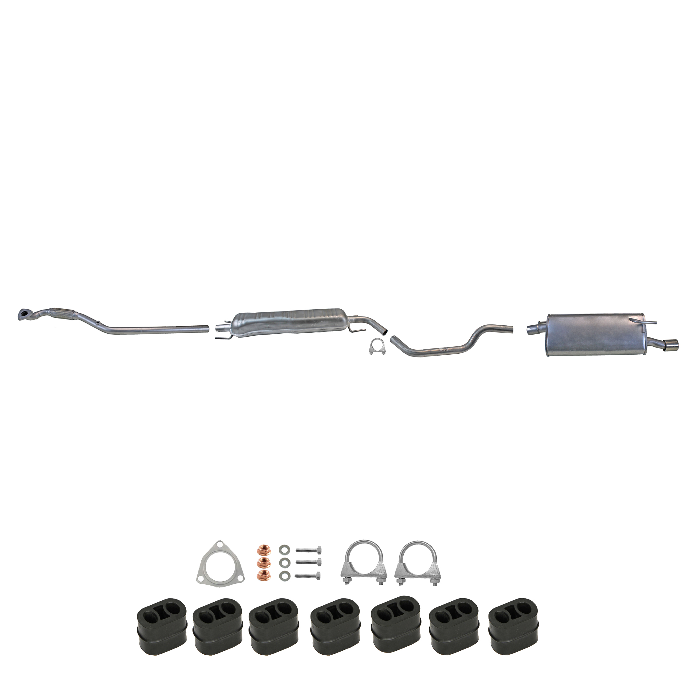 Auspuffanlage für Opel Meriva A 1.8i-16V MPV od Bj. 05/03-, Auspuff, Rohr