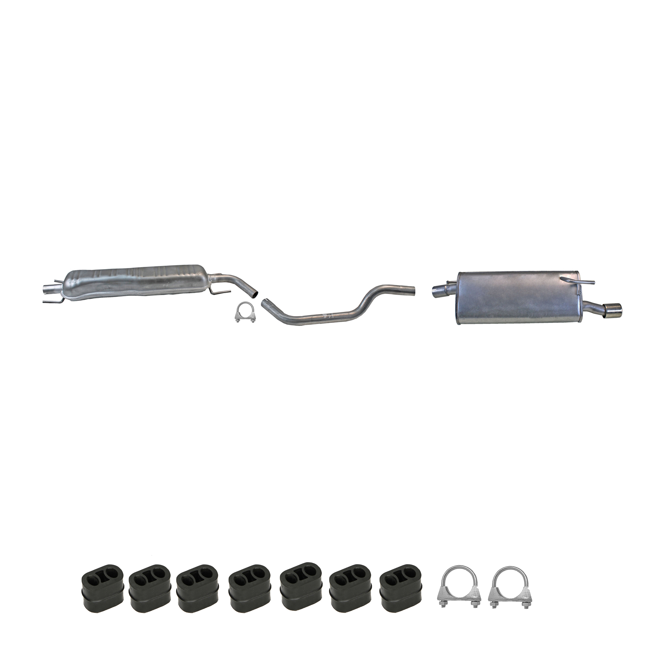 Auspuffanlage für Opel Meriva A 1.8i 16V MPV od Bj. 05/2003-, Auspuff, Rohr