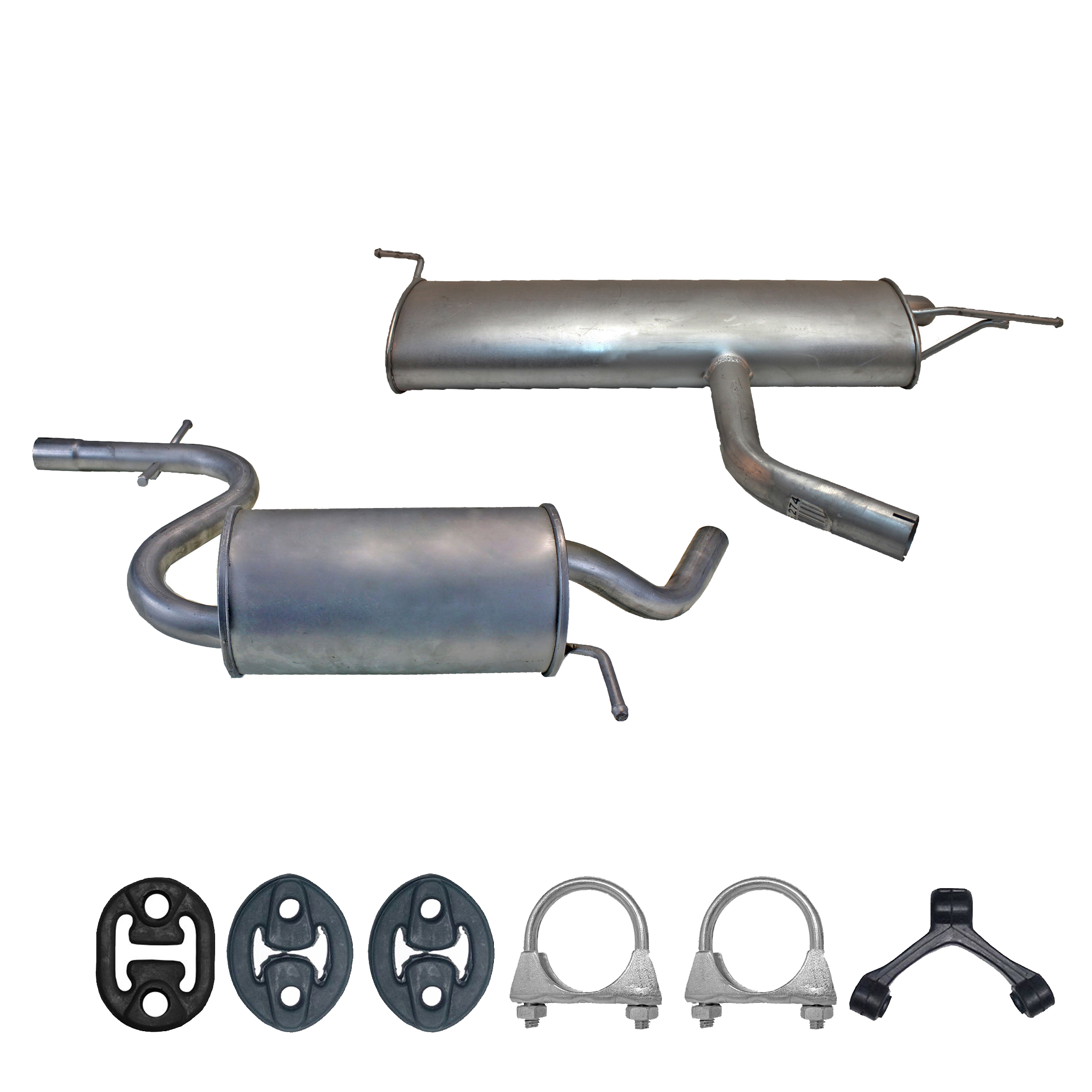 Auspuffanlage für VW Golf V 1.4 FSI Schrägheck od Bj. 2003-, Auspuff