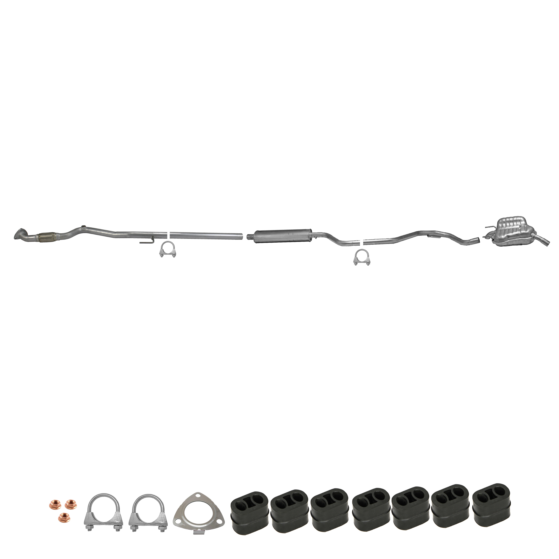 Auspuffanlage für OPEL Vectra C Schrägheck, Stufenheck 1.8i - 16V 103PS od 2006-