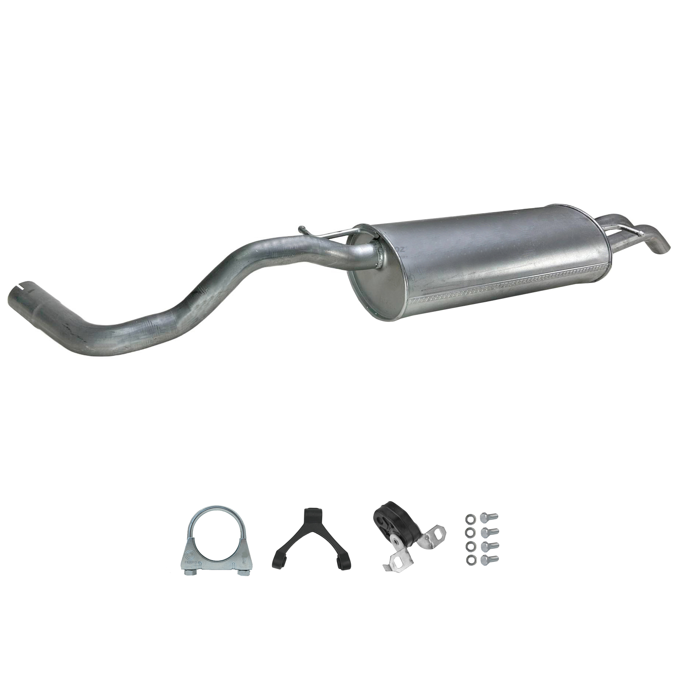 Auspuff Endschalldämpfer Skoda Octavia I 1.8-2.0 1996-2007 Endtopf Schalldämpfer – Bild 2