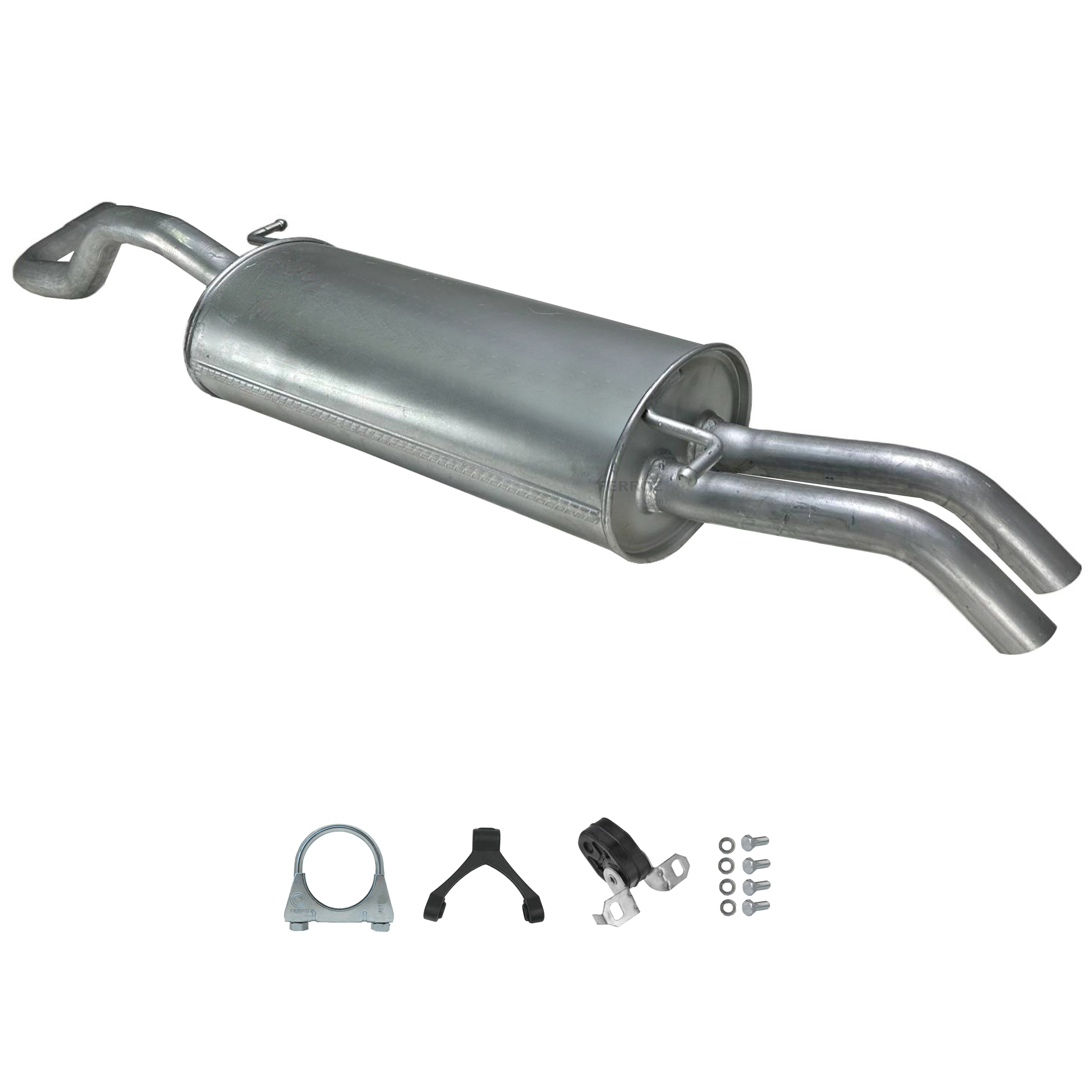 Auspuff Endschalldämpfer Skoda Octavia I 1.8-2.0 1996-2007 Endtopf Schalldämpfer – Bild 3