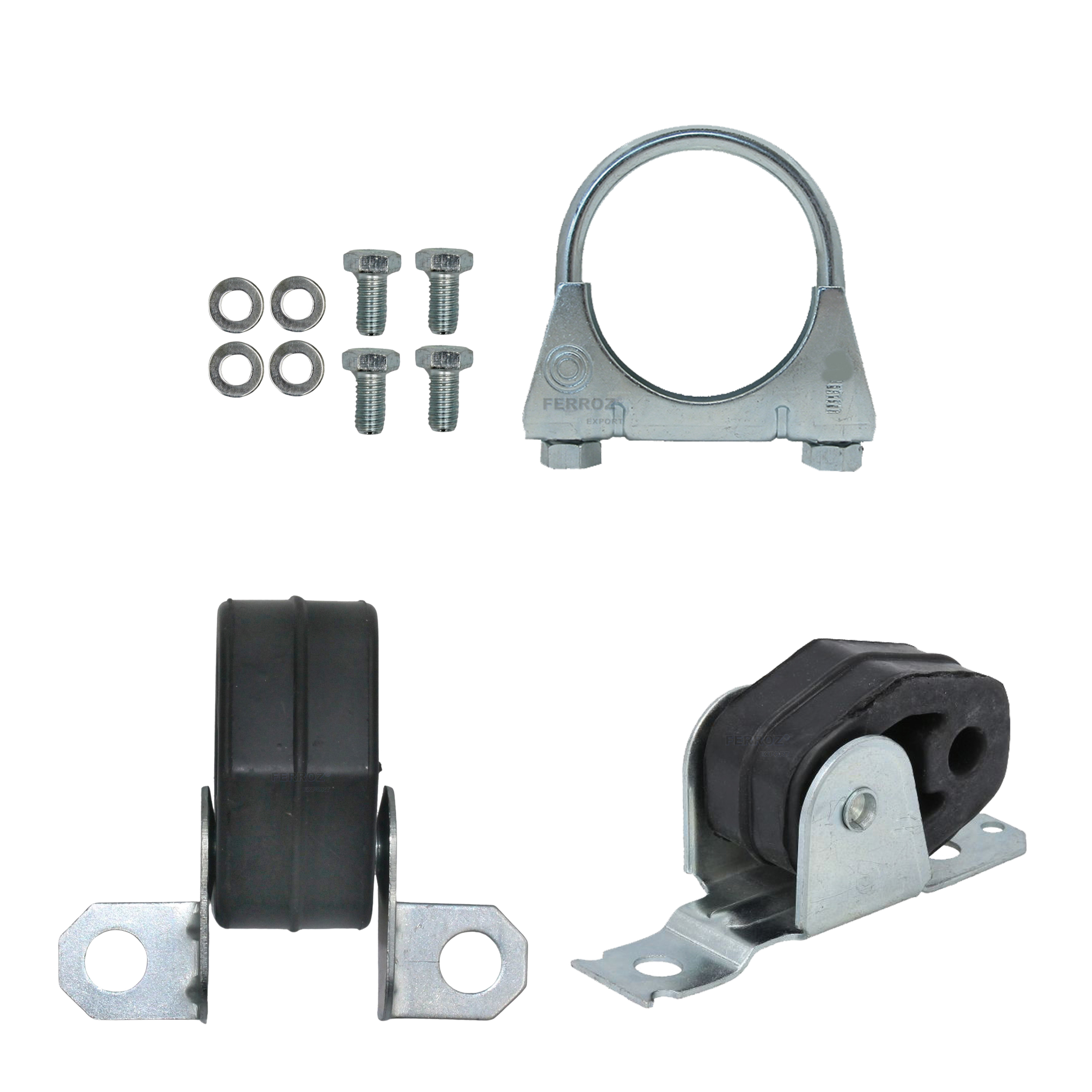 Endschalldämpfer VW POLO 9N 1.2 Skoda Fabia 1.2 Schrägheck 2001-2005 Auspuff – Bild 4