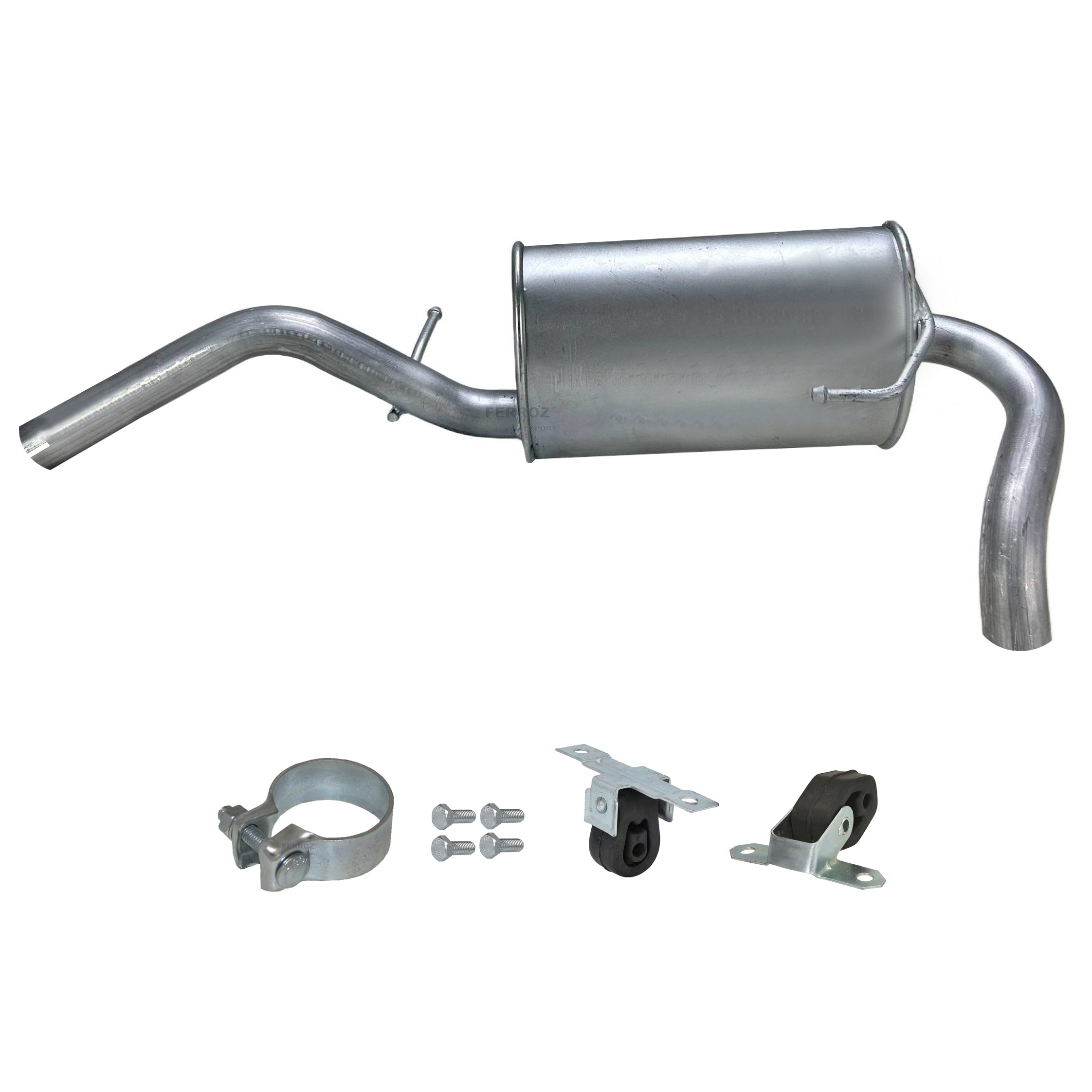 Auspuff Endschalldämpfer Seat Arosa (6H) & VW Lupo (6X1, 6E1) 1.0 1.4