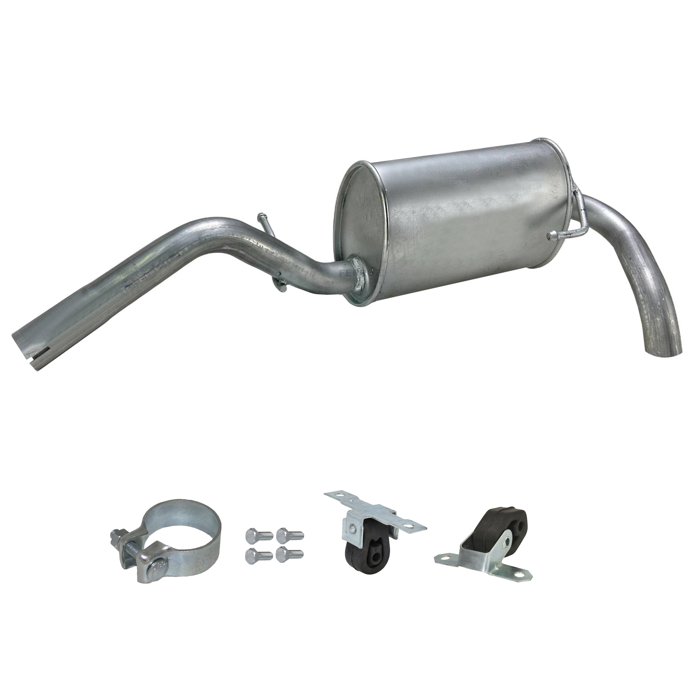 Auspuff Endschalldämpfer Seat Arosa (6H) & VW Lupo (6X1, 6E1) 1.0 1.4 – Bild 2