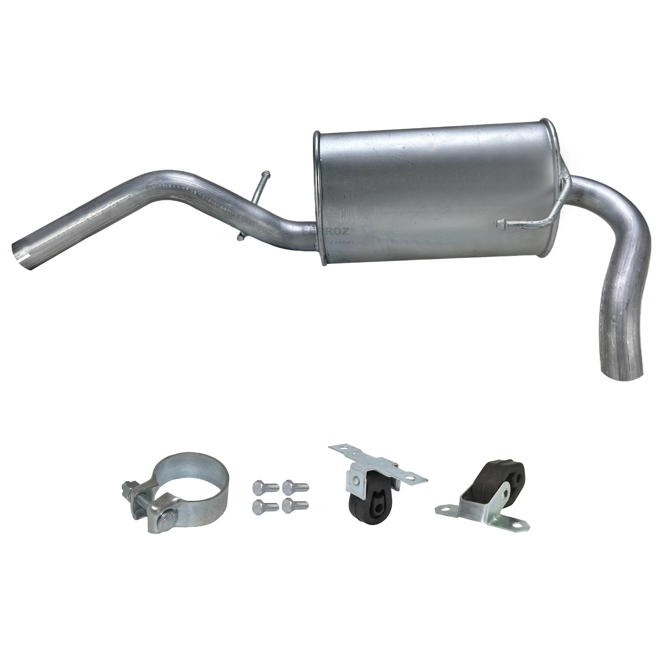 Auspuff Endschalldämpfer Seat Arosa (6H) & VW Lupo (6X1, 6E1) 1.0 1.4 – Bild 3