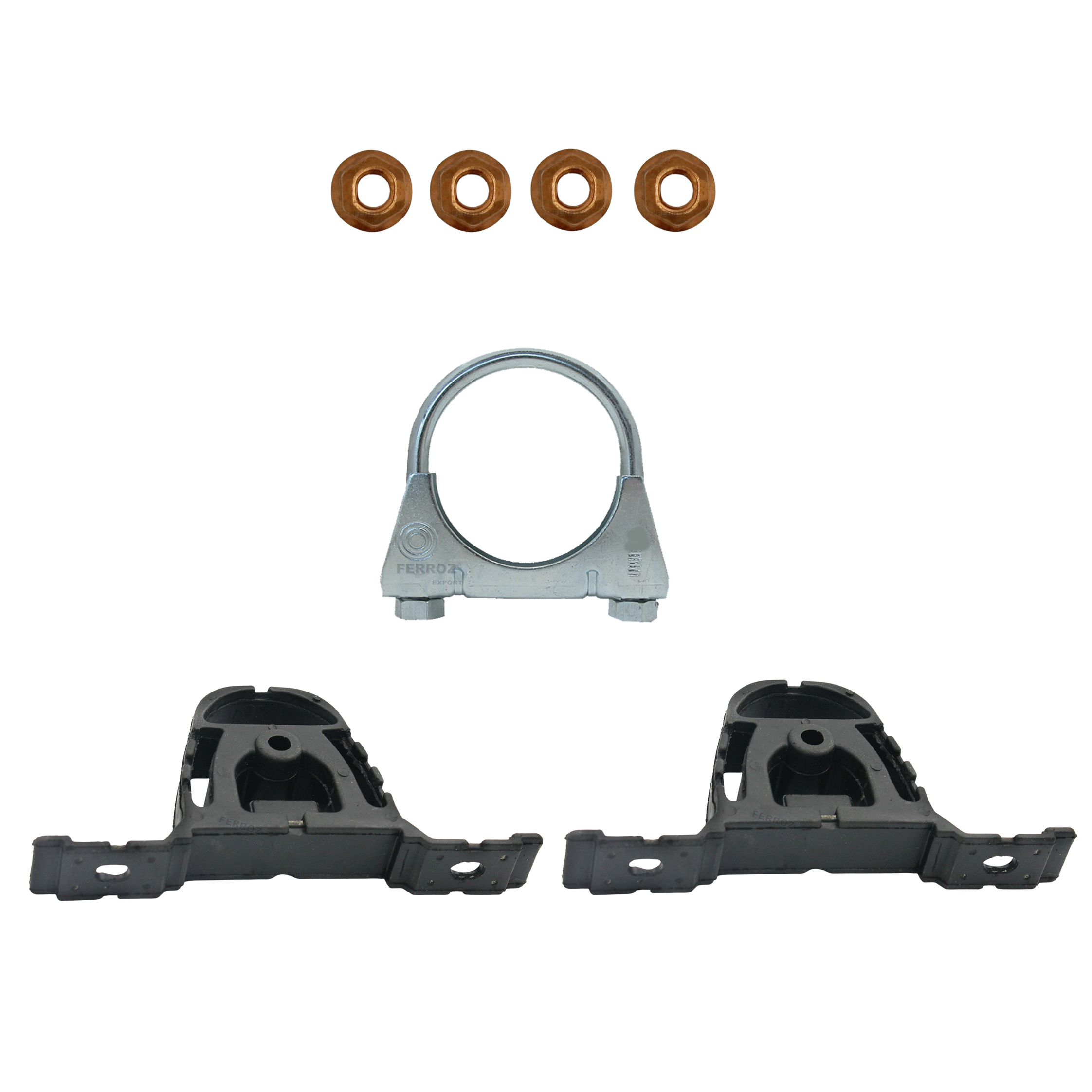 Endschalldämpfer BMW 3er (E46) 320 i, 323 i, 328 i Endtopf Auspuff mit Anbausatz – Bild 4