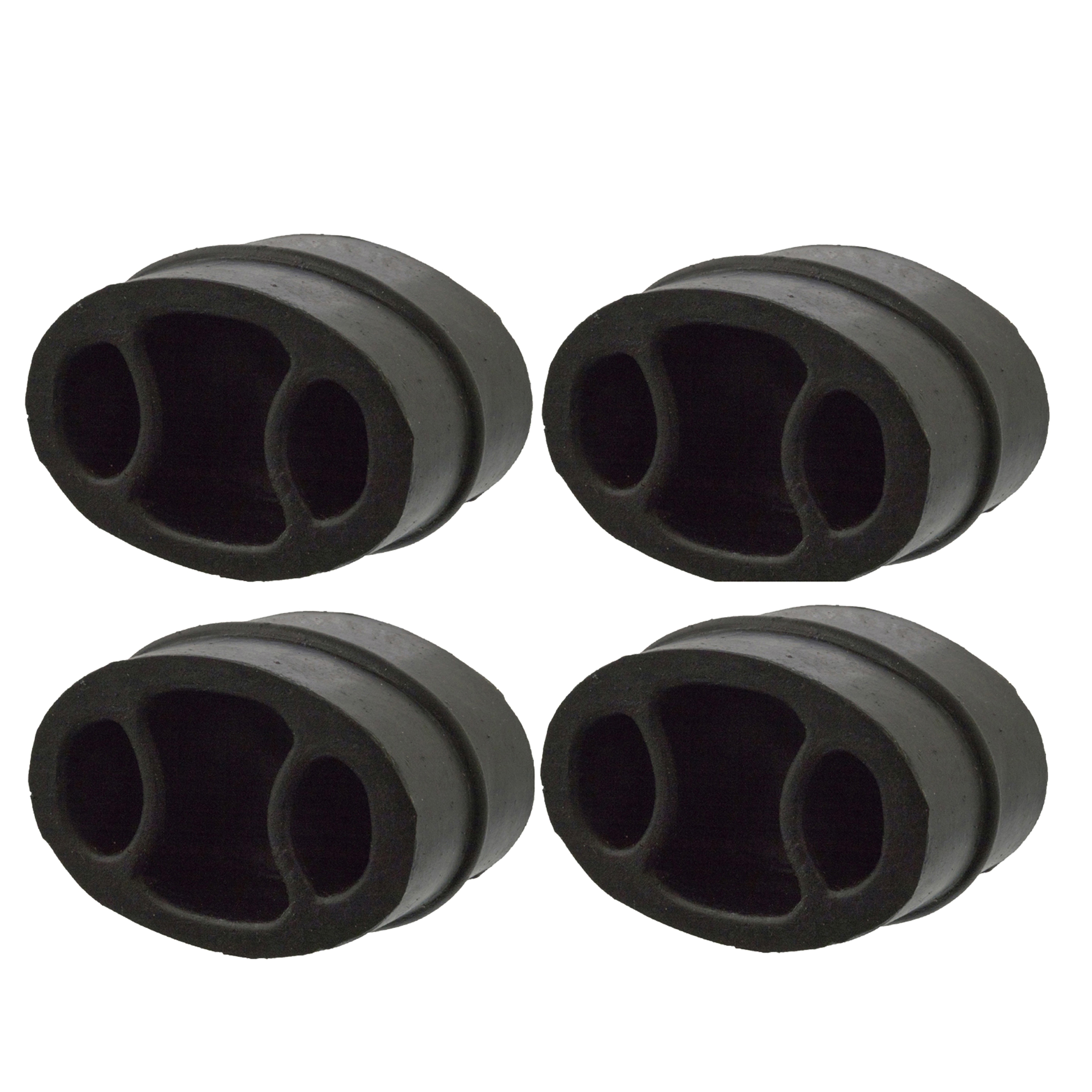4x AUSPUFFGUMMI HALTER OPEL CORSA B TIGRA 852516 Mitteltopf, Endtopf, HALTERUNG
