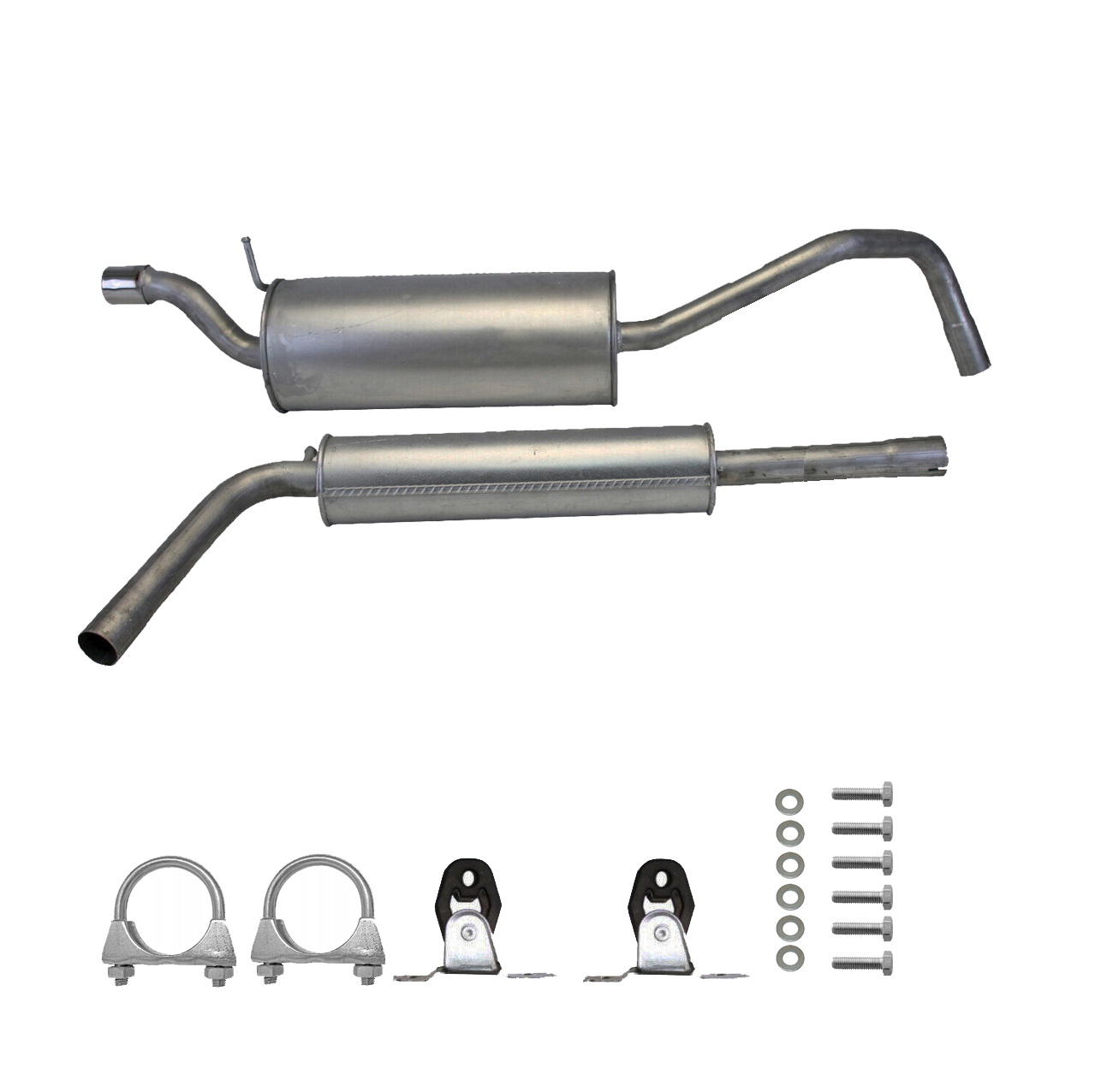 Komplette Auspuffanlage ab Kat VW POLO V 1.4 6R1 schrägheck 2009-2014 Auspuff