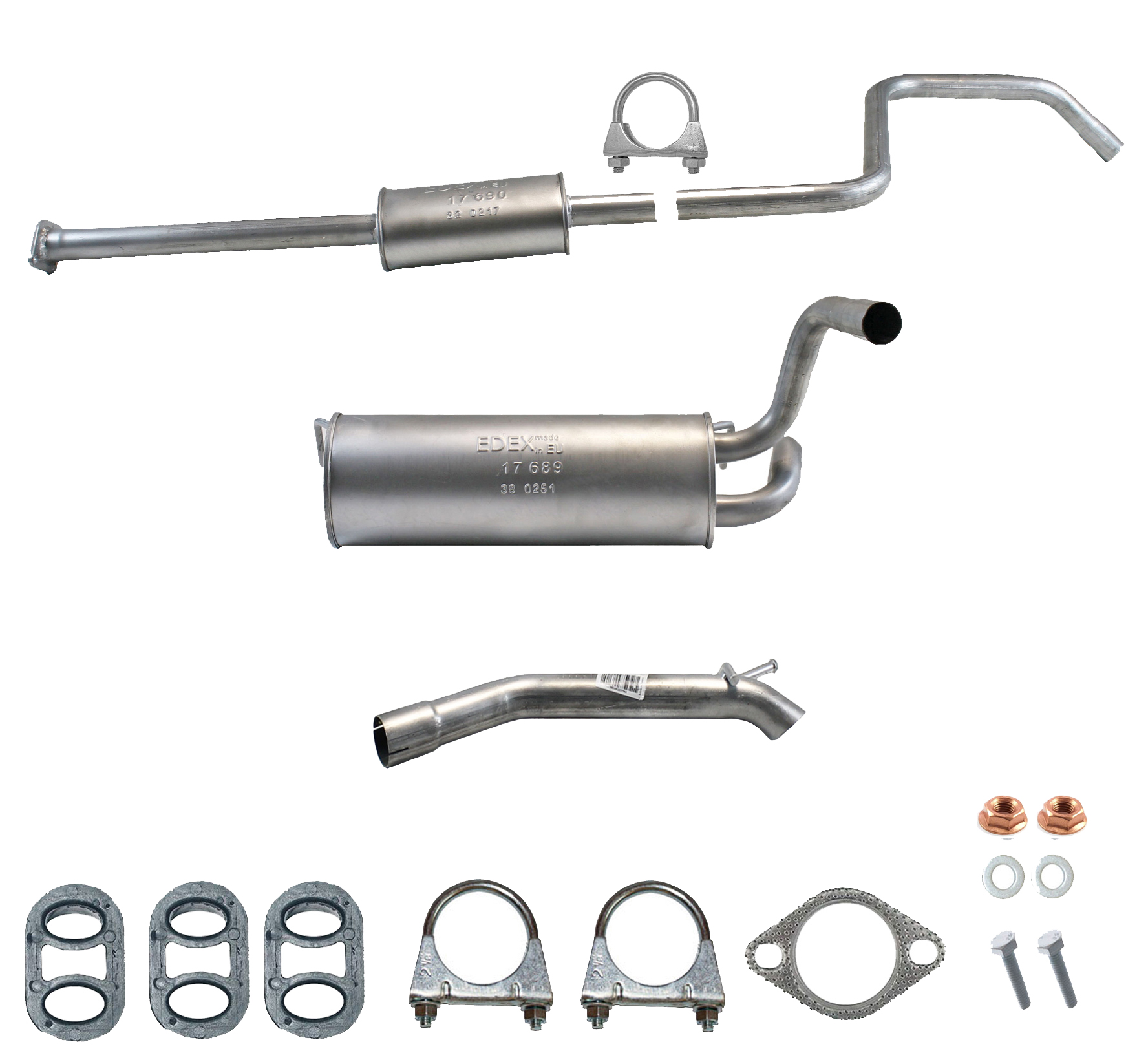 Auspuffanlage für OPEL ASTRA J 1.4 Schrägheck / GTC ab. 2010- Auspuff, Endrohr