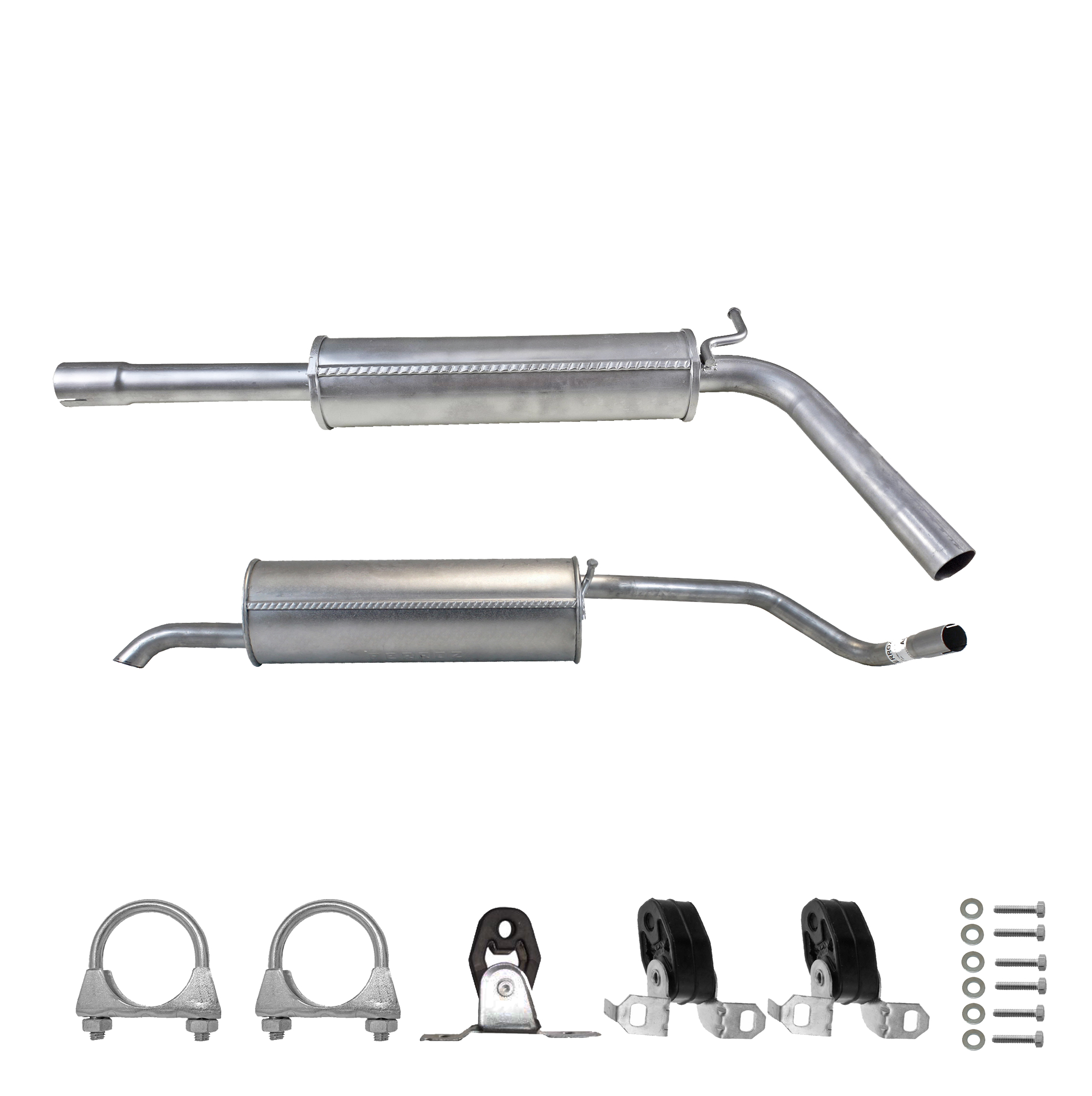 Komplette Auspuffanlage ab Kat VW POLO 1.4 Schrägheck 9N 2001-2012