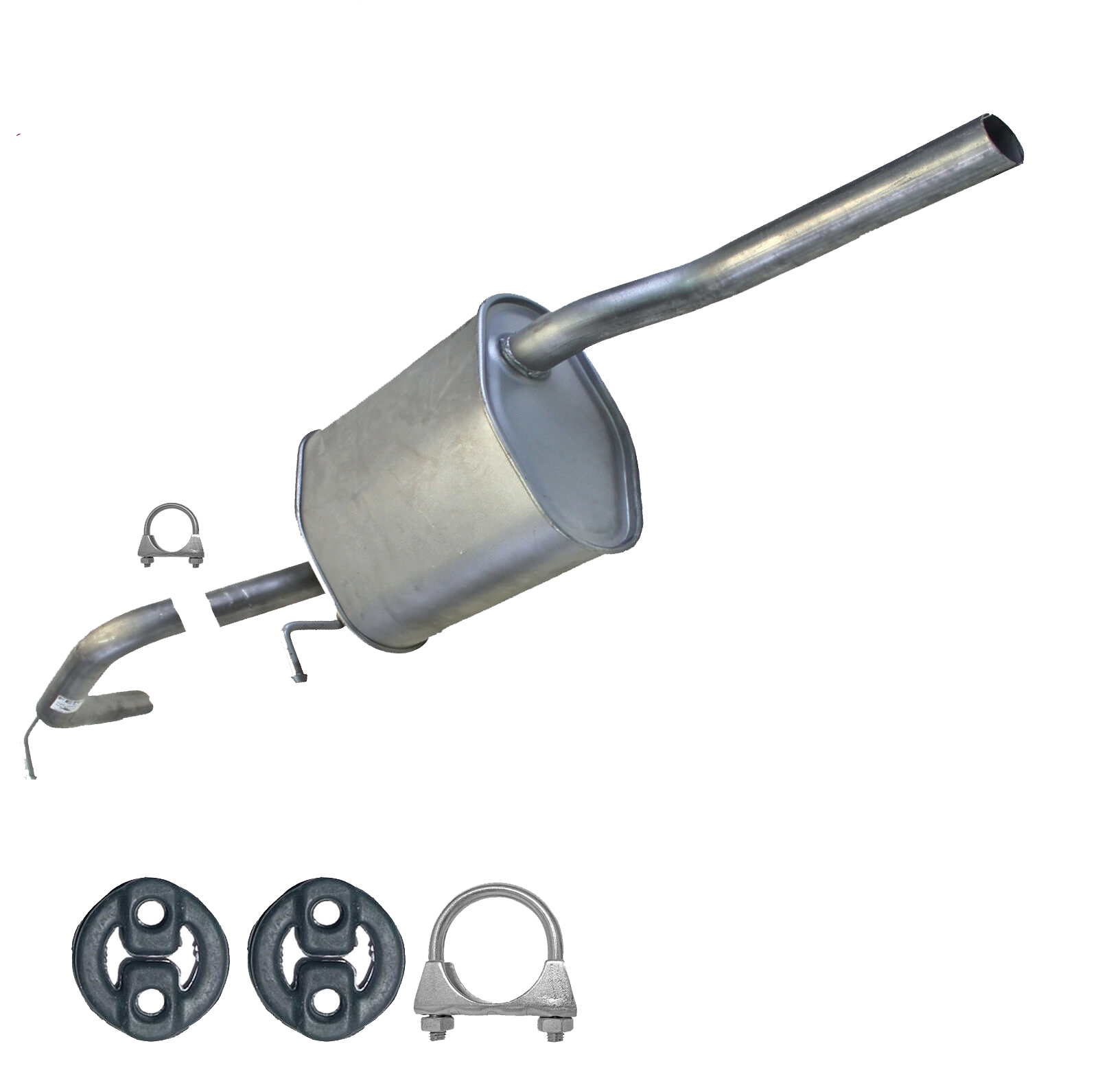 Endschalldämpfer für OPEL AGILA A 1.0 & 1.0 12V ab. Bj. 2000 (H00) Auspuff – Bild 2